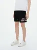 MA WATERCOLOR BAR SWEATSHORT - Black sold by AMIRI