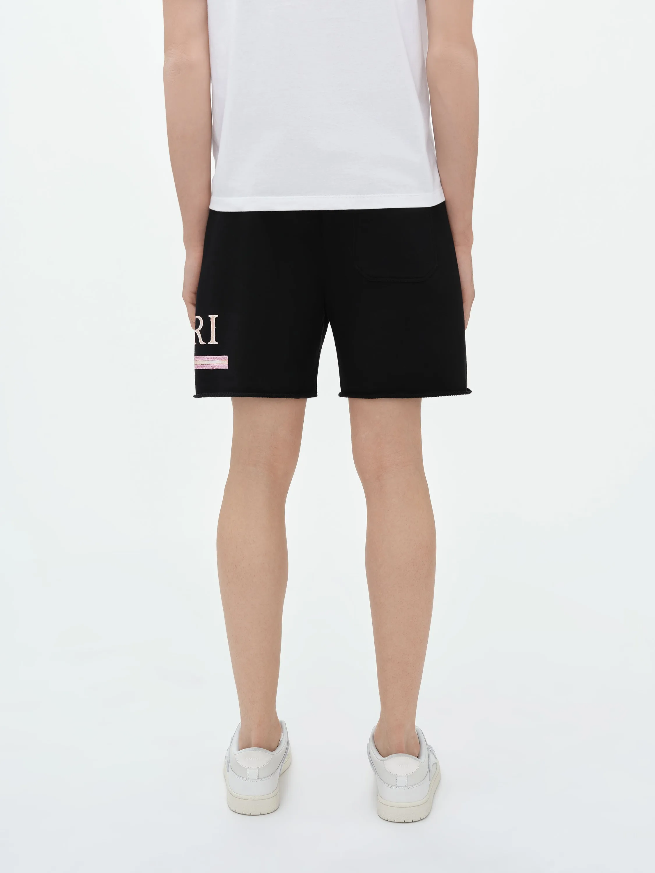 MA WATERCOLOR BAR SWEATSHORT - Black sold by AMIRI product image thumbnail 3