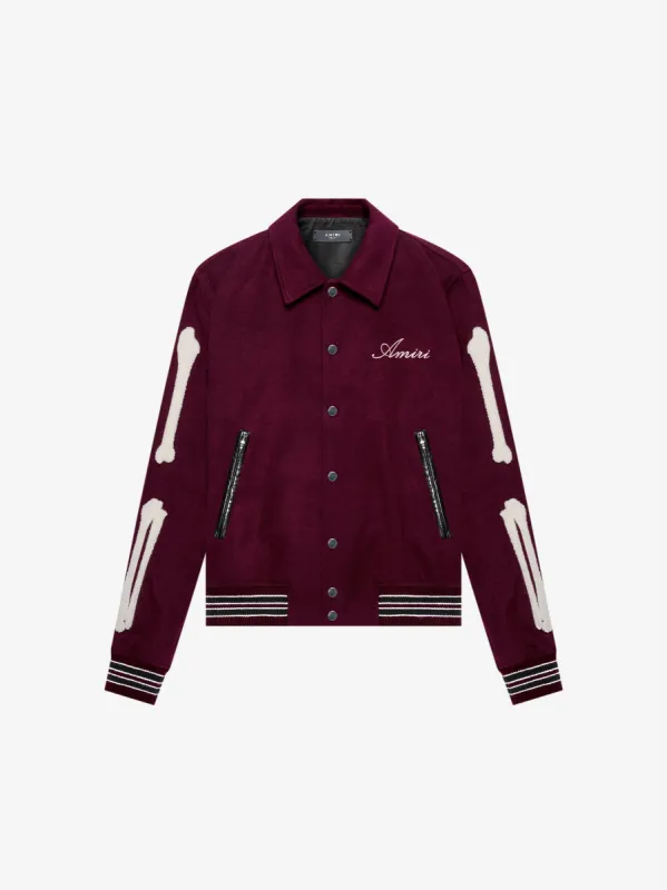 ジャケット・アウター AMIRI BONES Teddy Jacket AMIRI AMIRI Bones Teddy Jacket - Black | Parallel