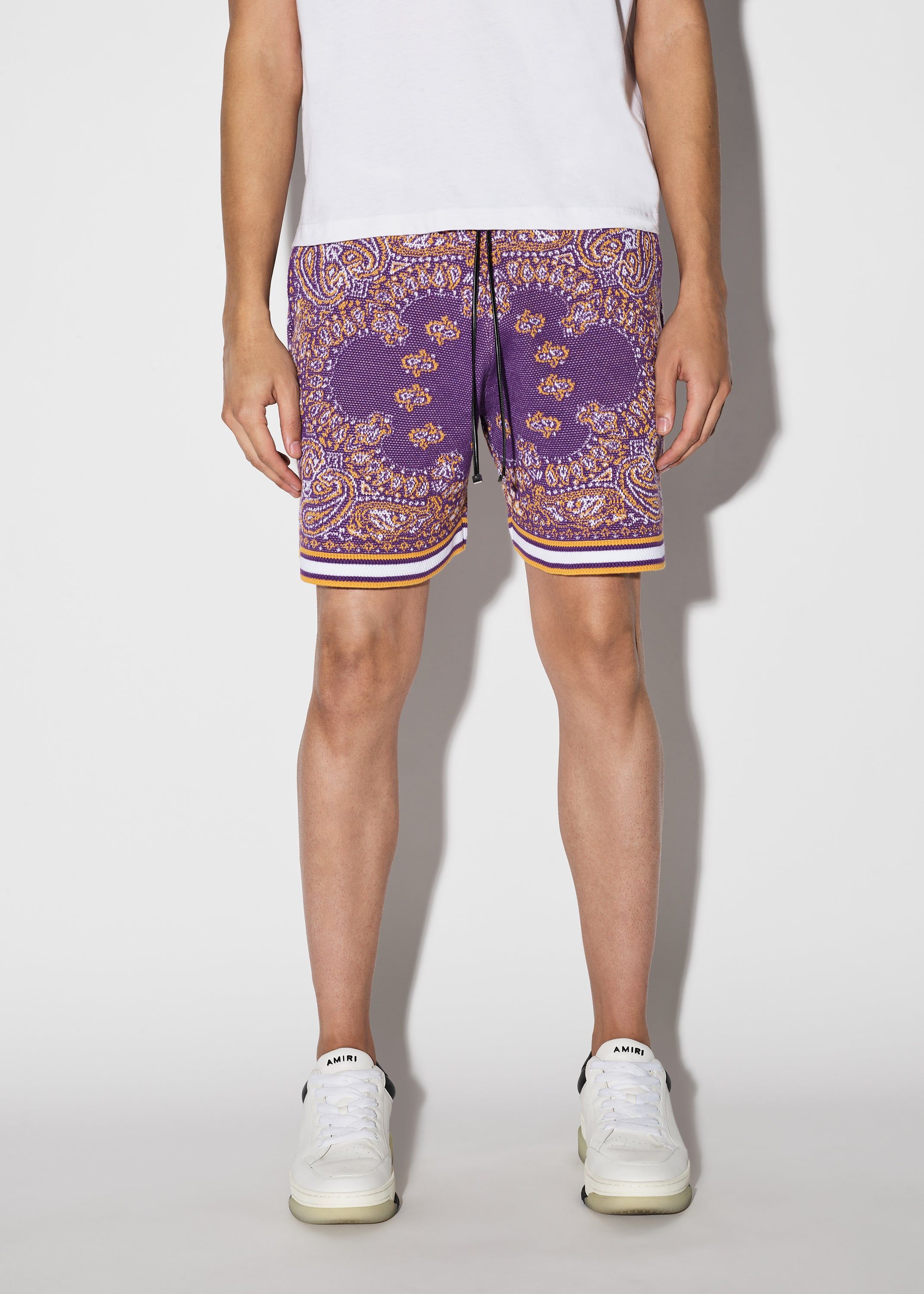 BANDANA B-BALL SHORTS - PURPLE sold by AMIRI product image thumbnail 2