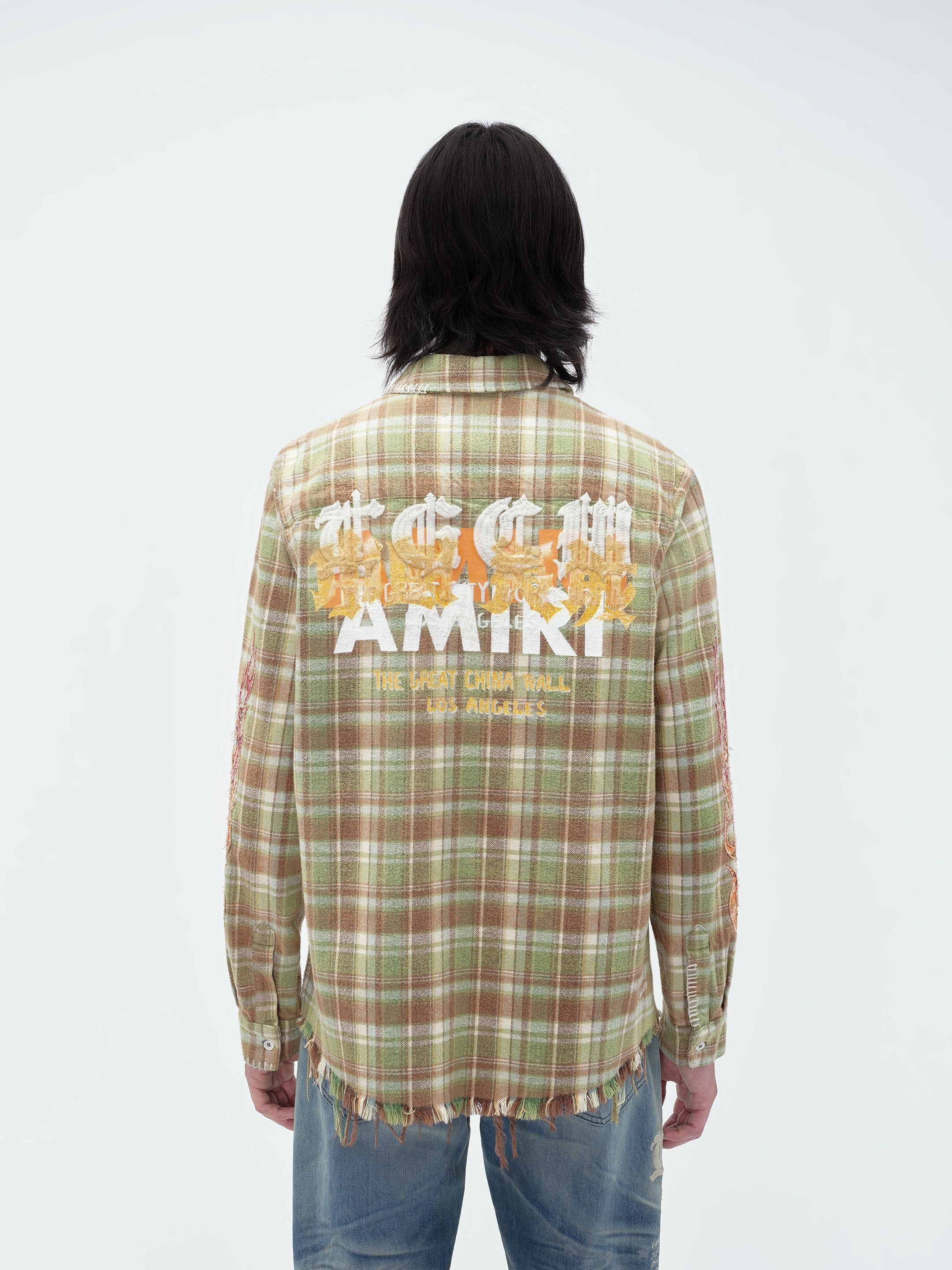 TGCW EAGLE FLANNEL - GREEN sold by AMIRI product image thumbnail 5