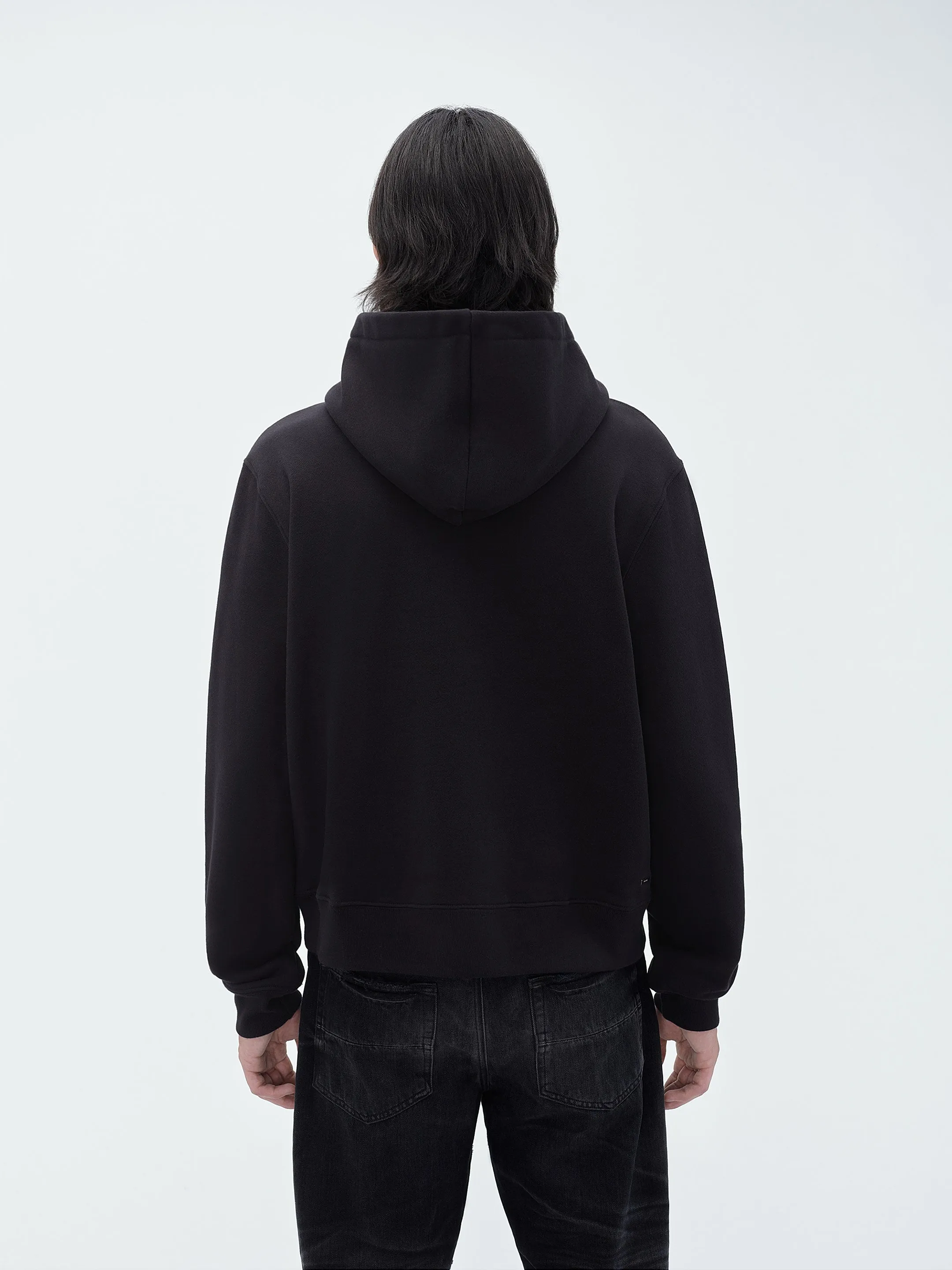 DISTRESSED ARTS DISTRICT HOODIE - Black sold by AMIRI product image thumbnail 5