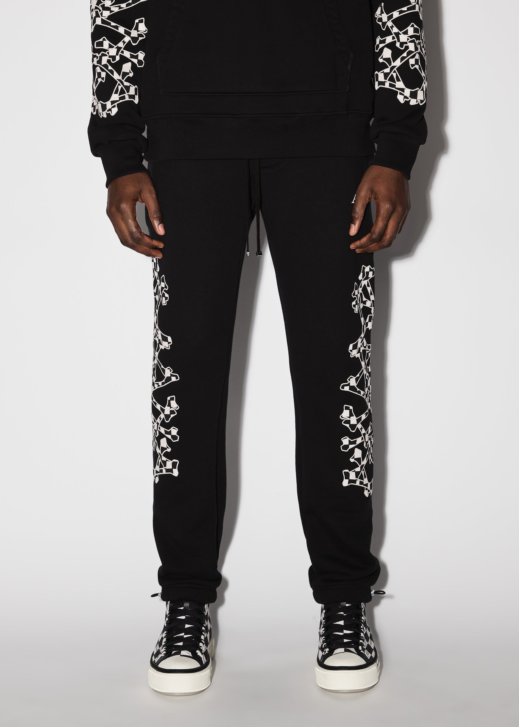 CHECKERED BONES SWEATPANT - BLACK sold by AMIRI product image thumbnail 2