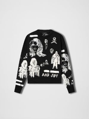 WOMEN - WES LANG EMBROIDERED CREW sold by AMIRI