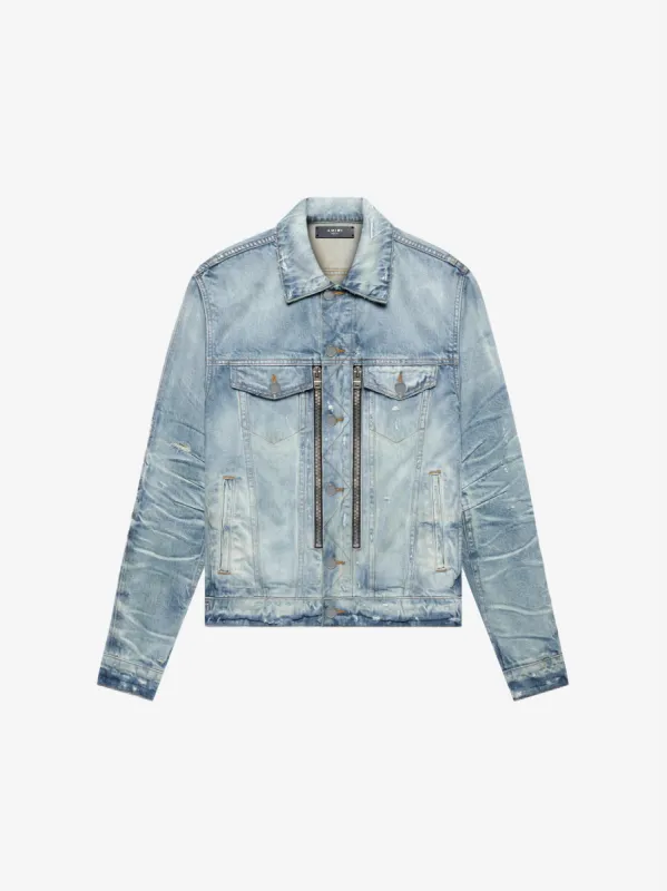 MX2 Bandana Trucker Jacket - Original Indigo made by AMIRI