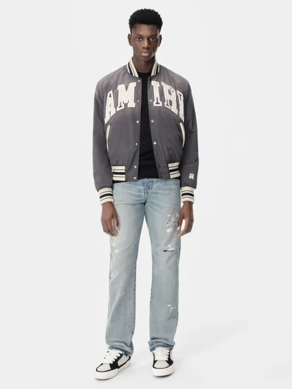 AMIRI SUN FADED BOMBER - Black sold by AMIRI
