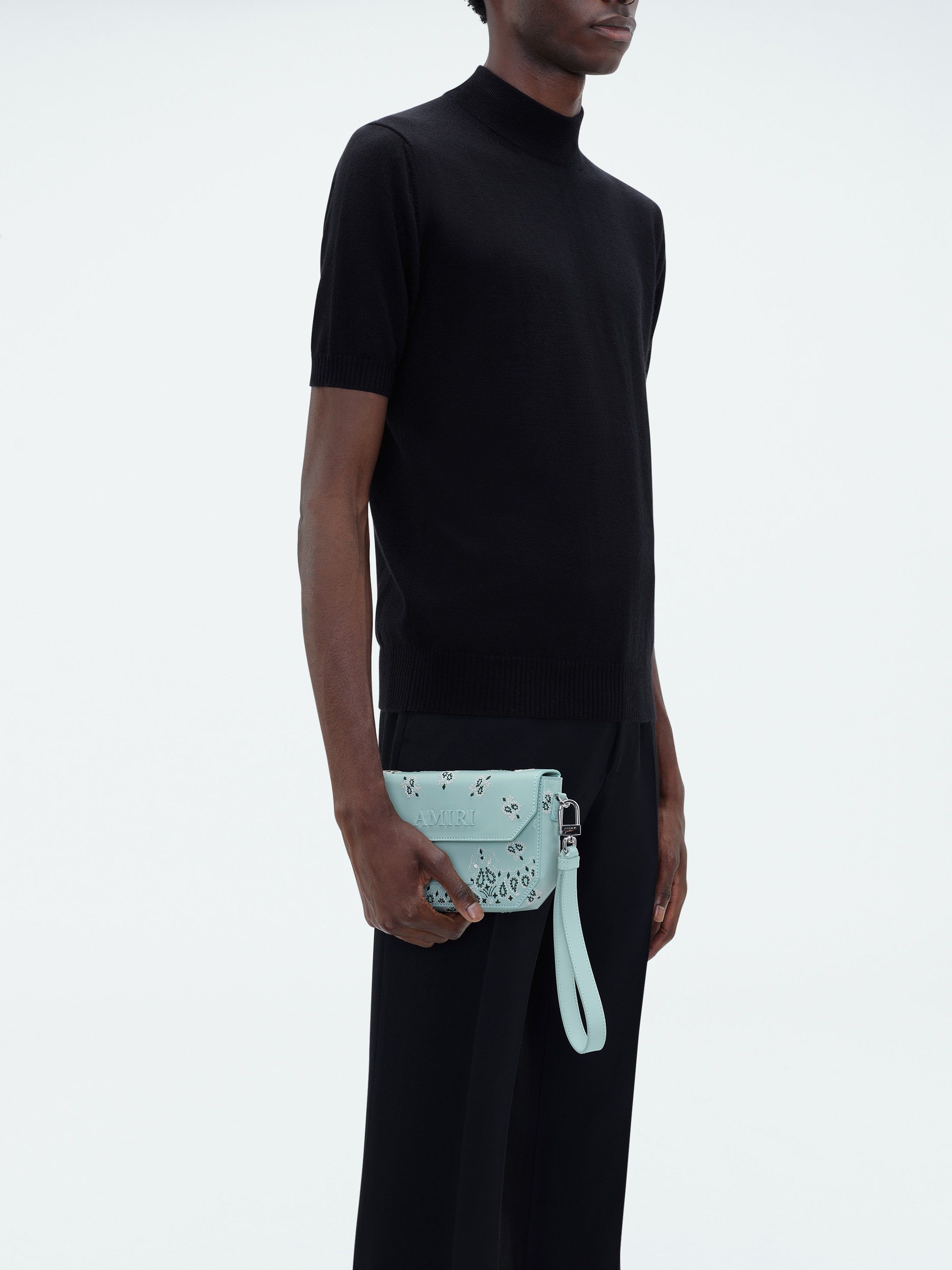 EMBRD BANDANA CLUTCH - FROSTY GREEN sold by AMIRI product image thumbnail 2