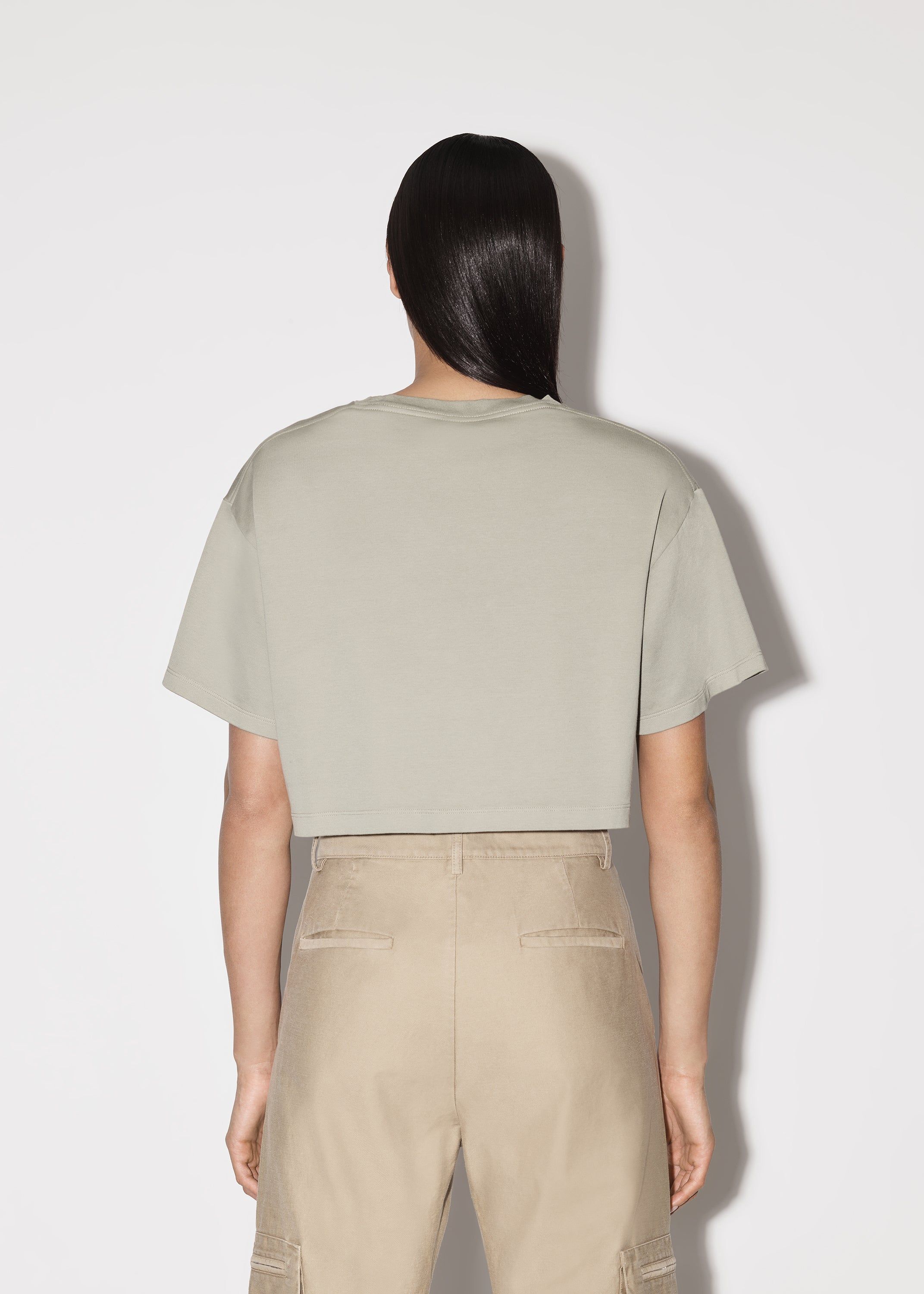 WOMEN - CROPPED TEE - OLIVE GREEN sold by AMIRI product image thumbnail 5