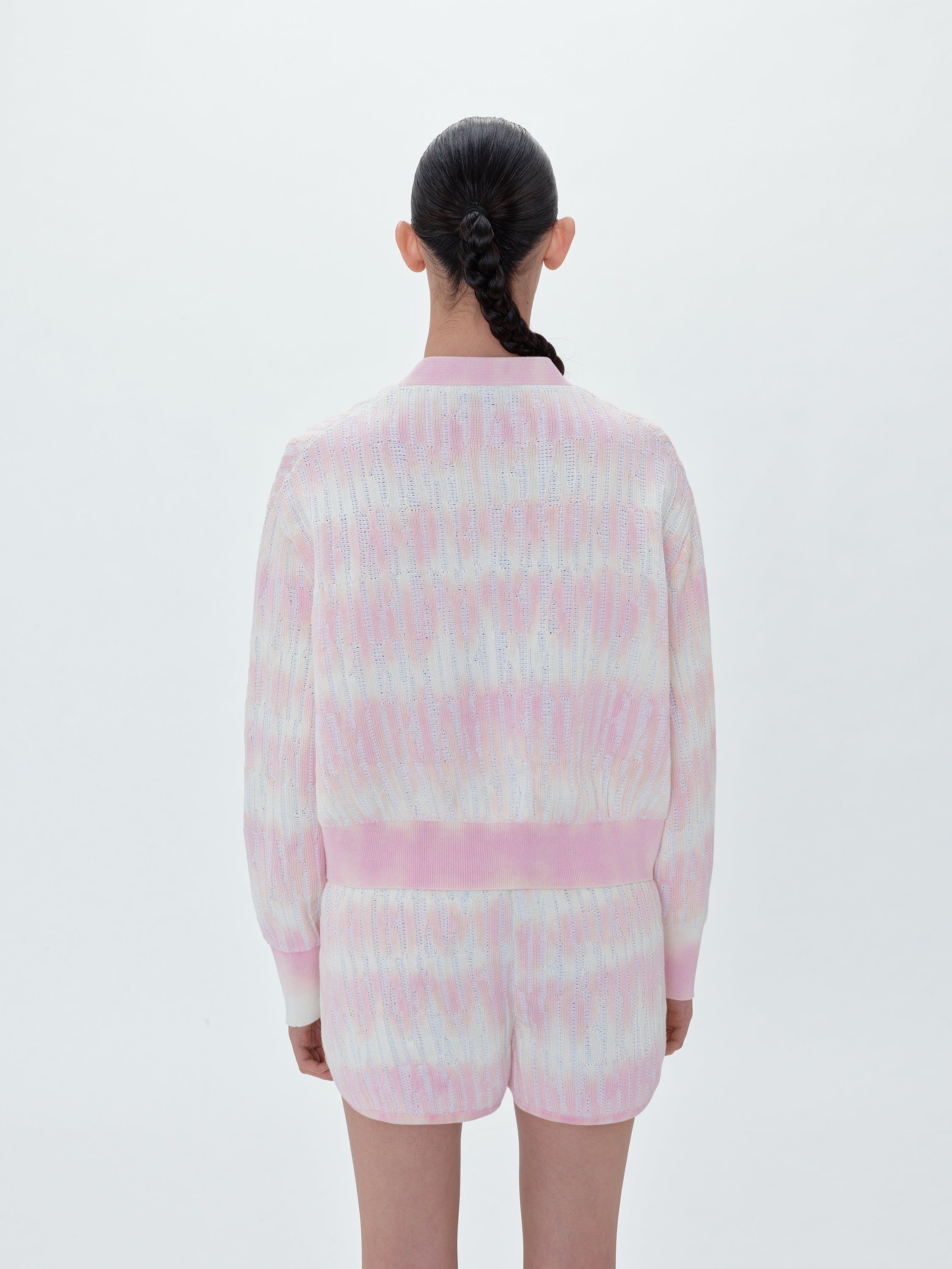 WOMEN - AMIRI REPEAT CARDIGAN - PINK sold by AMIRI product image thumbnail 4