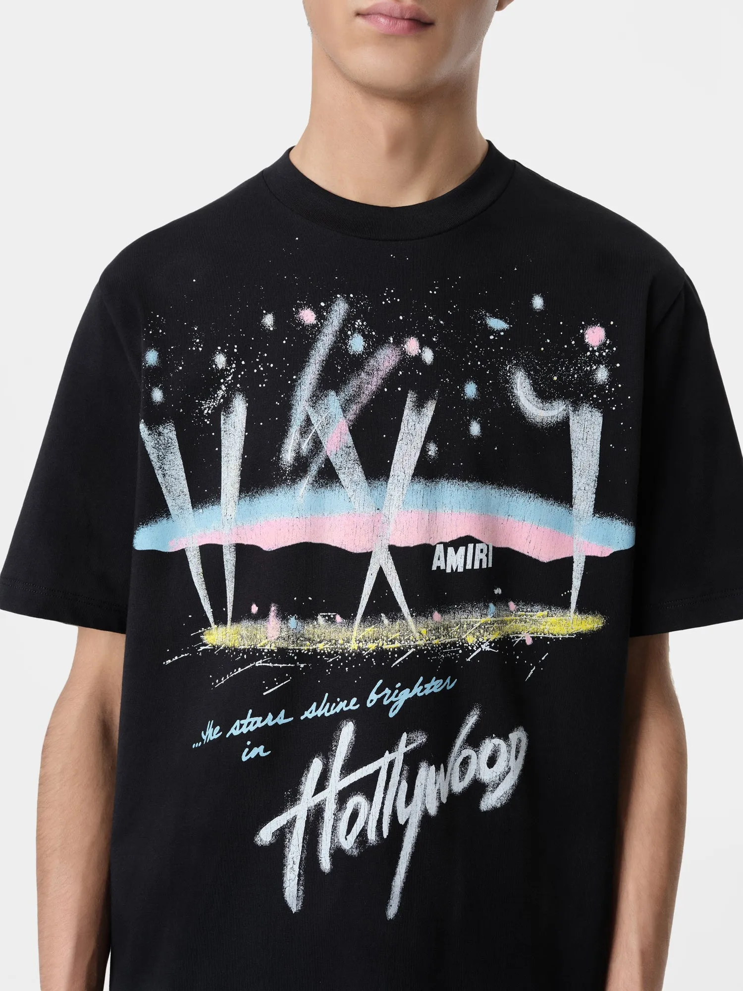 HOLLYWOOD LIGHTS TEE - Black sold by AMIRI product image thumbnail 4