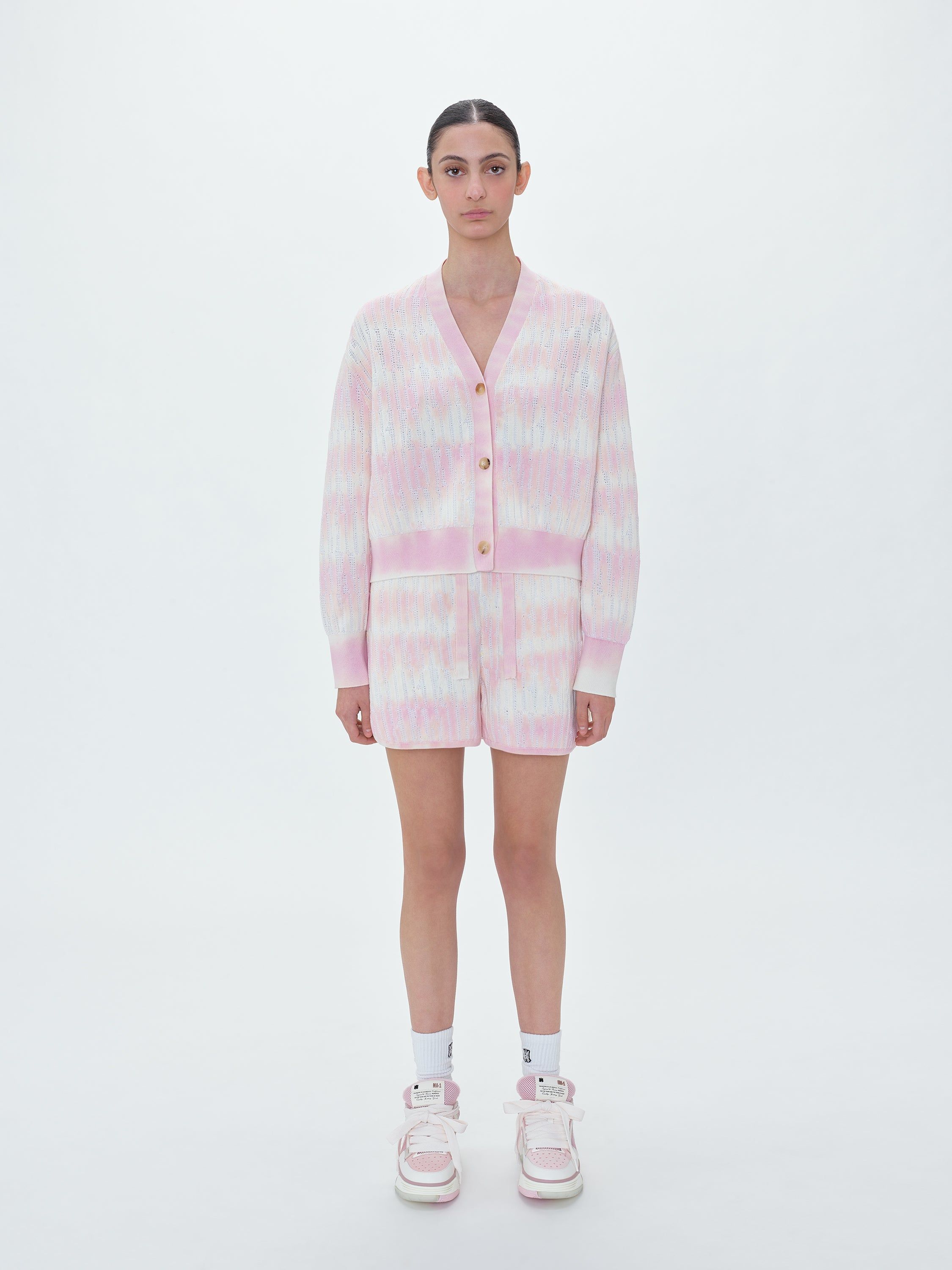 WOMEN - AMIRI REPEAT CARDIGAN - PINK sold by AMIRI product image thumbnail 2