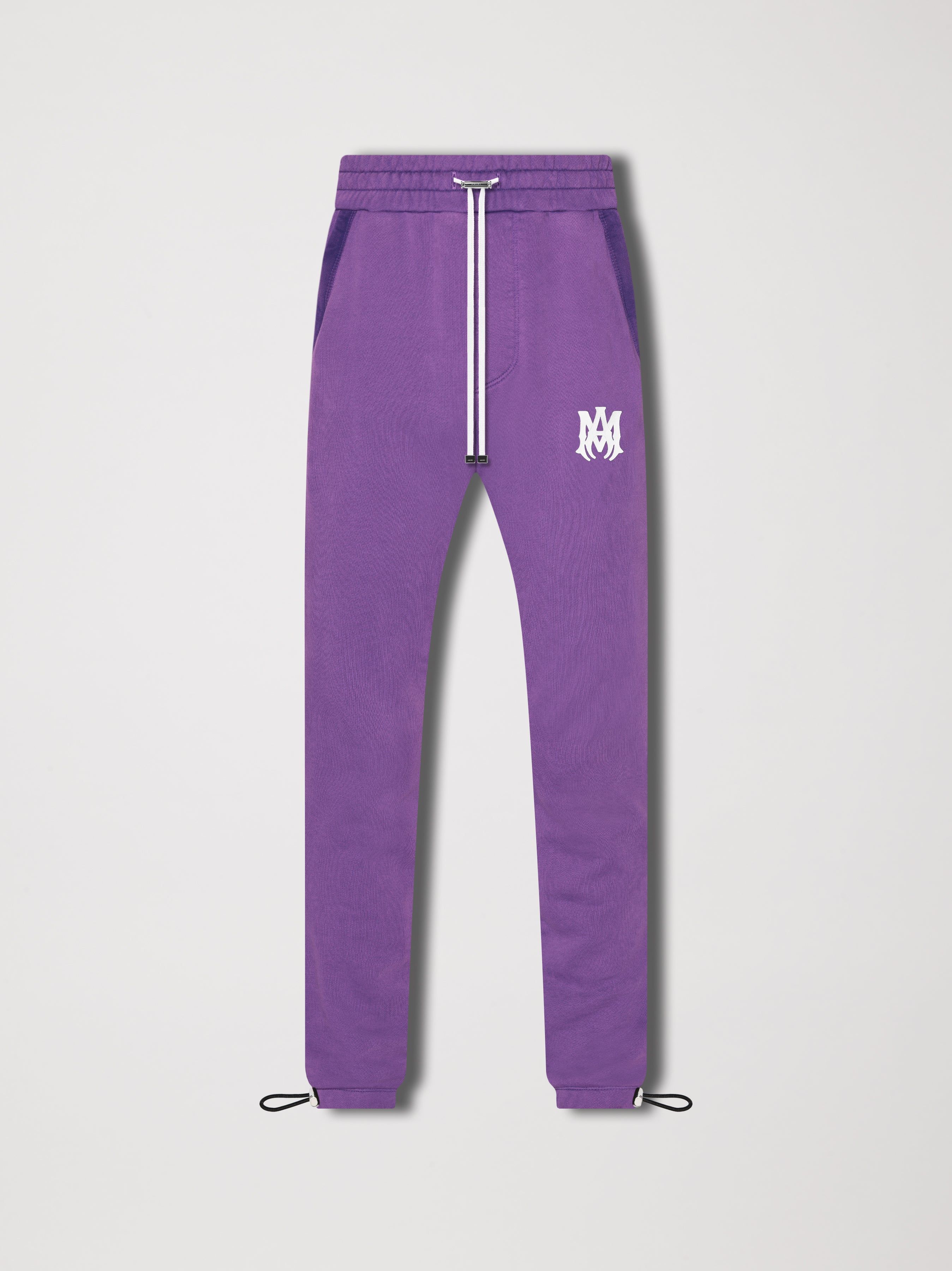 M.A. LOGO SWEATPANTS - PURPLE sold by AMIRI