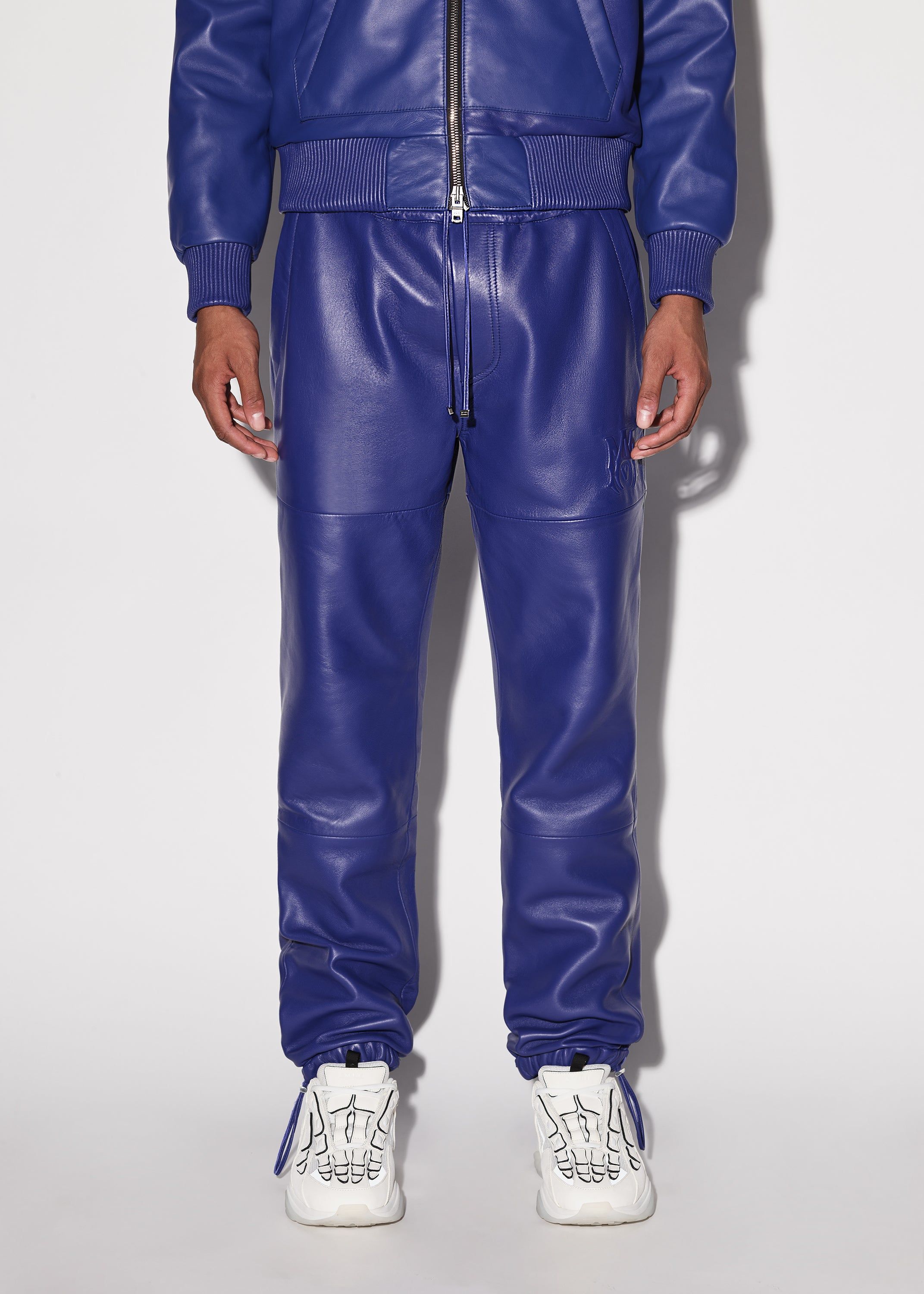 LEATHER JOGGER - BLUE sold by AMIRI product image thumbnail 2