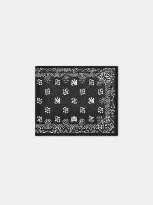 BANDANA BI-FOLD - Black sold by AMIRI
