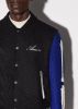 BONES VARSITY JACKET - BLACK / BLUE sold by AMIRI