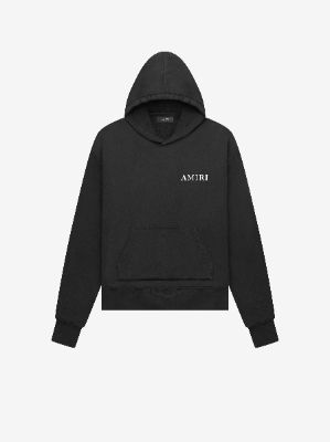 AMIRI PSYCHEDELIC FITTED HOODIE - BLACK sold by AMIRI