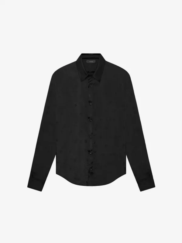 Exclusive Micro Paisley Shirt - Black sold by AMIRI