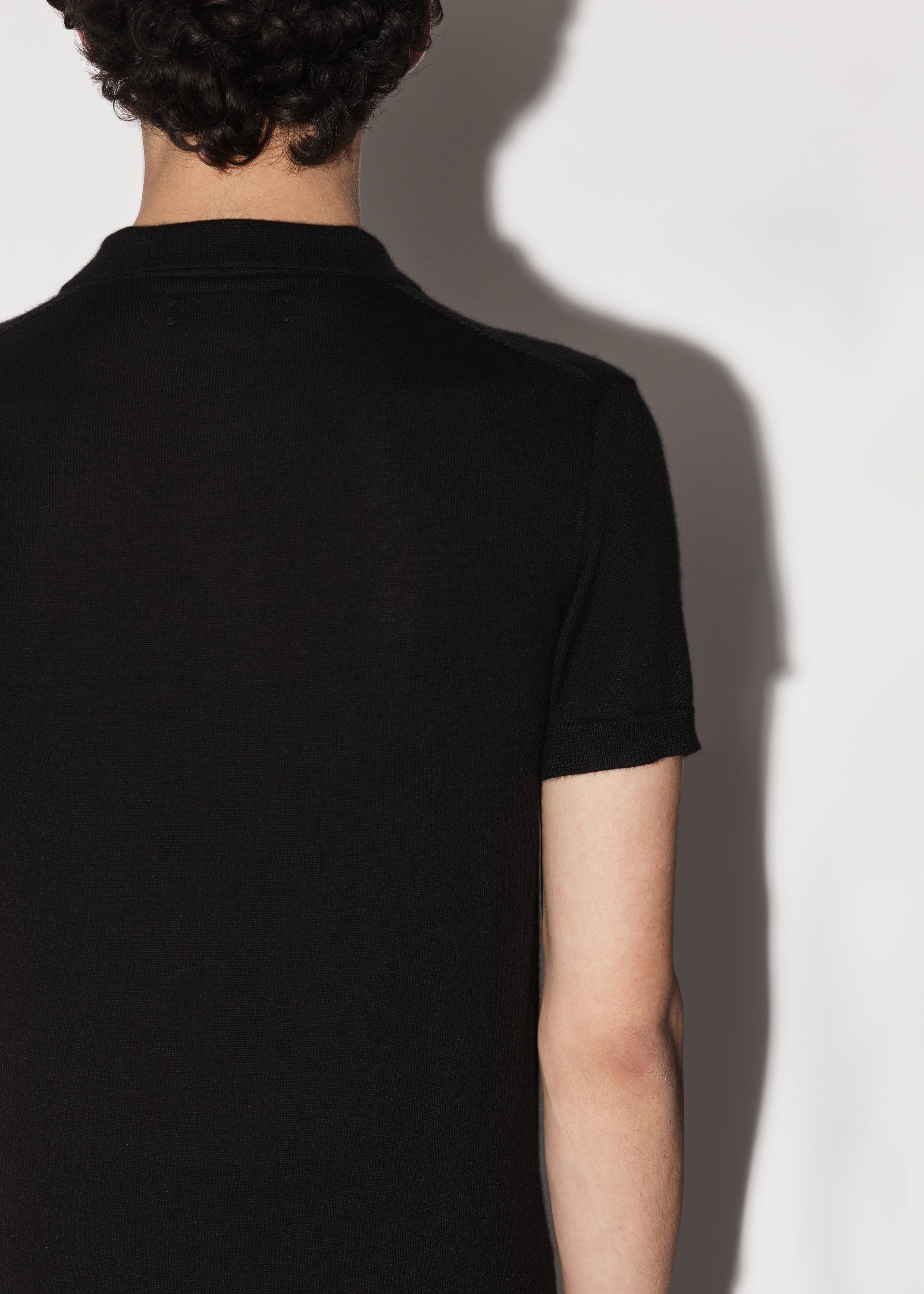 M.A. EMBROIDERED POLO - BLACK sold by AMIRI product image thumbnail 3