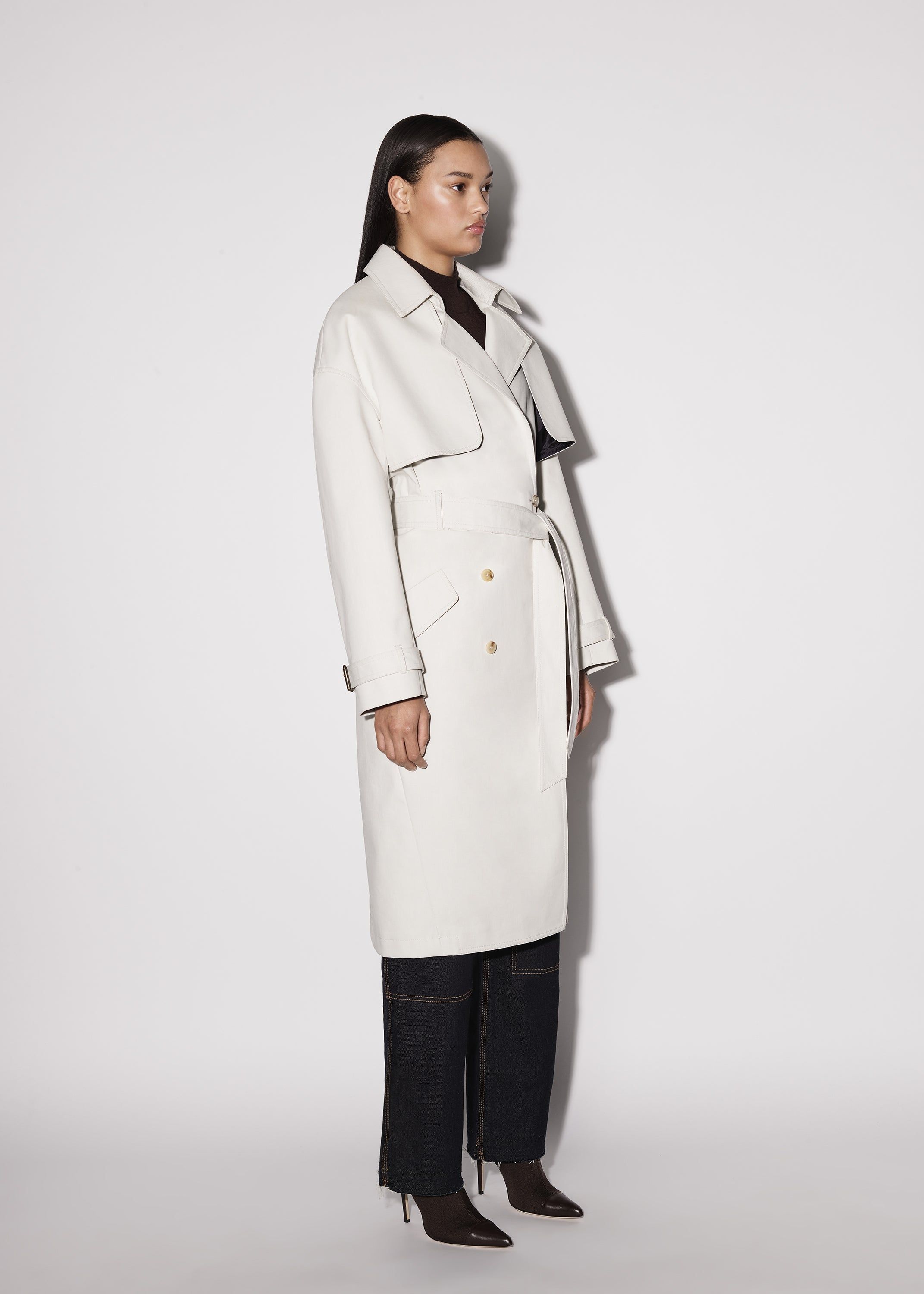 WOMEN - TRENCH COAT - BEIGE sold by AMIRI product image thumbnail 4