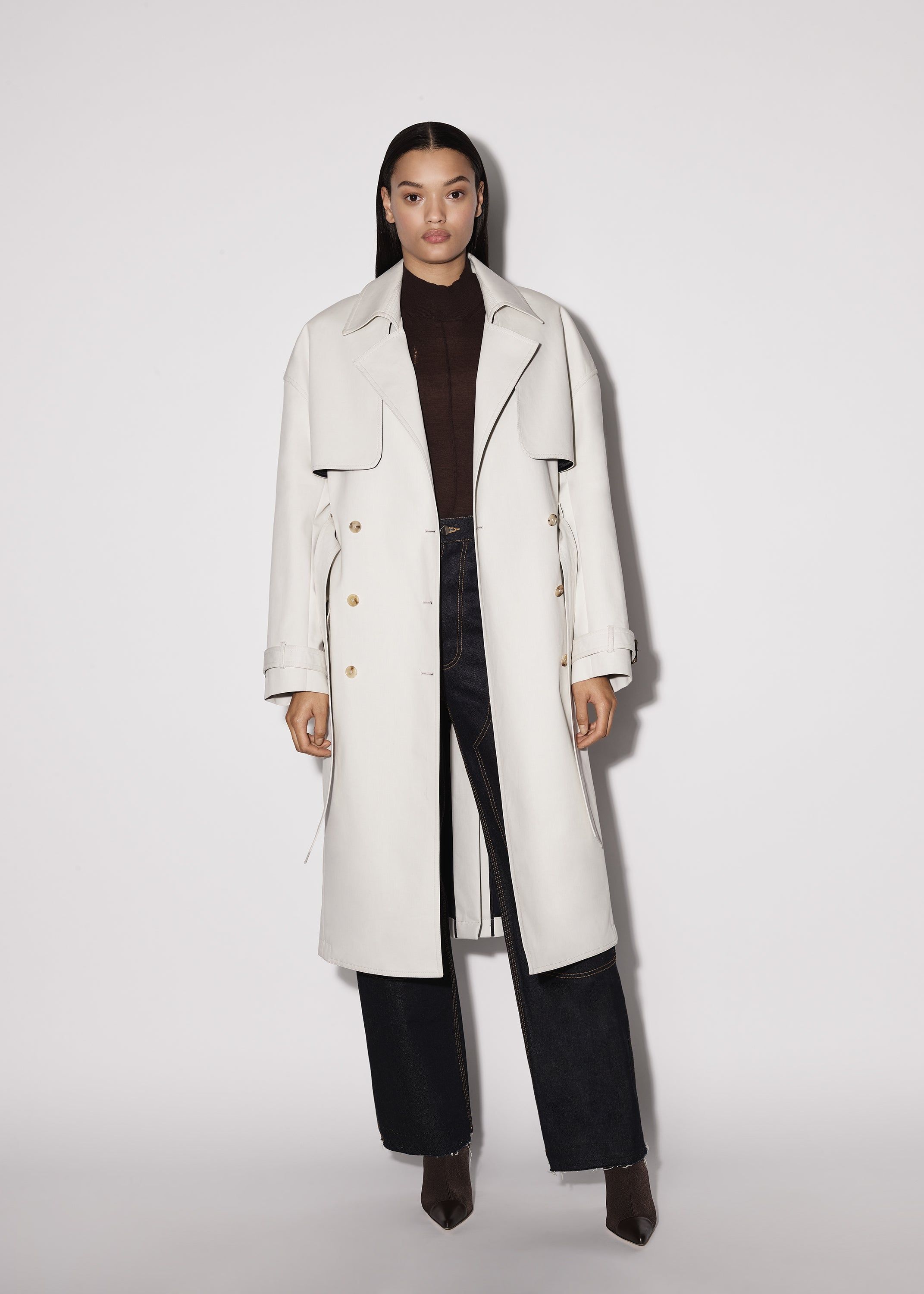 WOMEN - TRENCH COAT - BEIGE sold by AMIRI product image thumbnail 3
