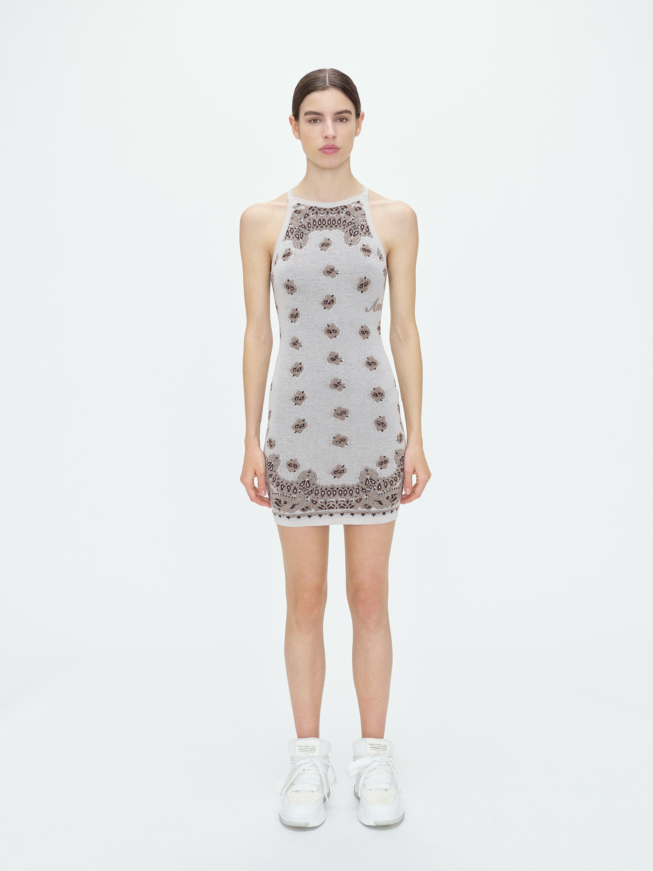 WOMEN - BANDANA HALTER NECK DRESS - WHITE sold by AMIRI product image thumbnail 2