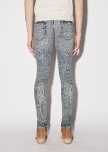 MX1 CRACKED PAINT JEAN - CLAY INDIGO sold by AMIRI
