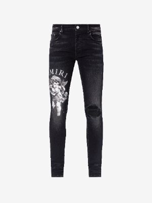 CHERUB JEAN - AGED BLACK sold by AMIRI