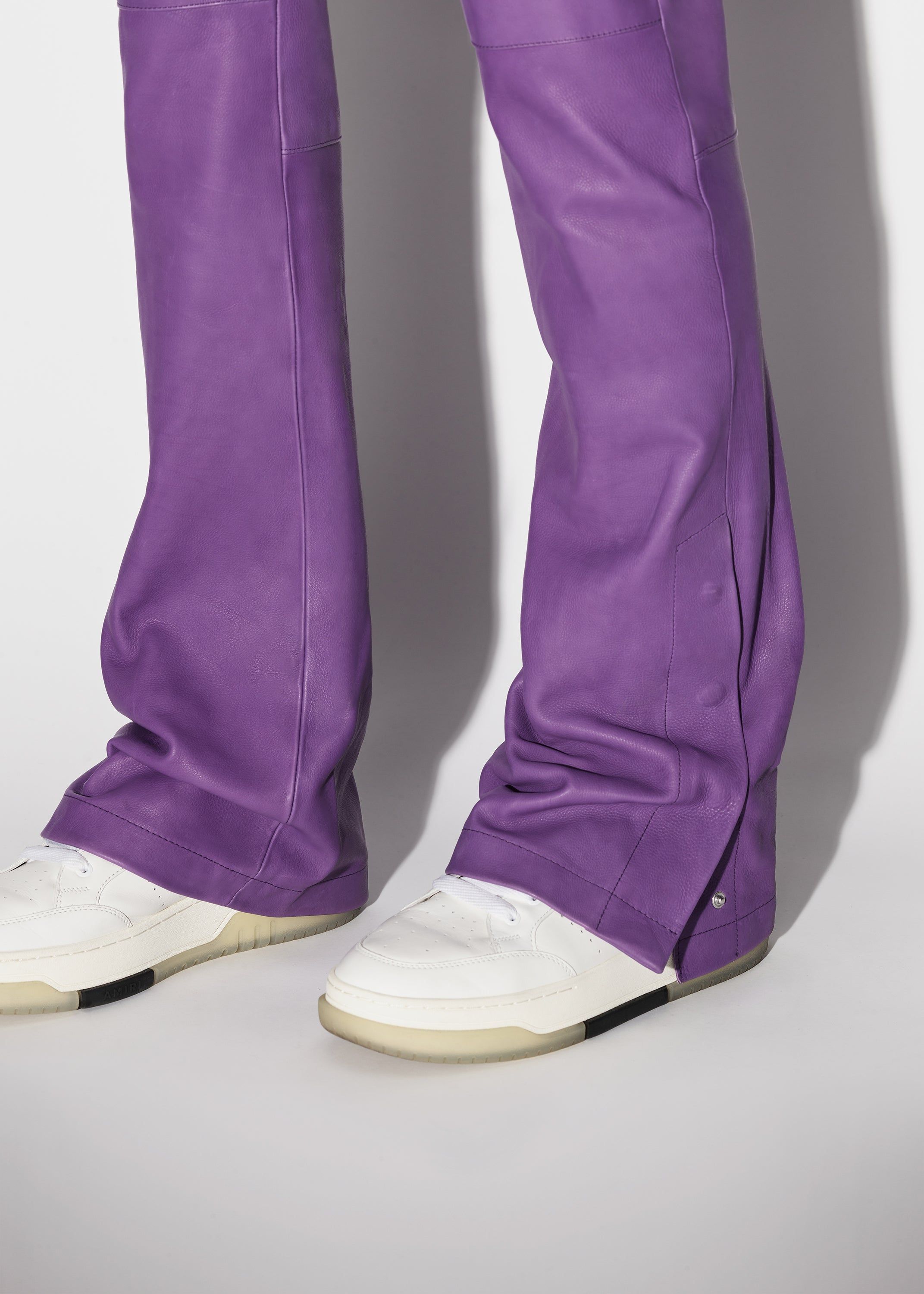 LEATHER CARGO FLARE - PURPLE sold by AMIRI product image thumbnail 5