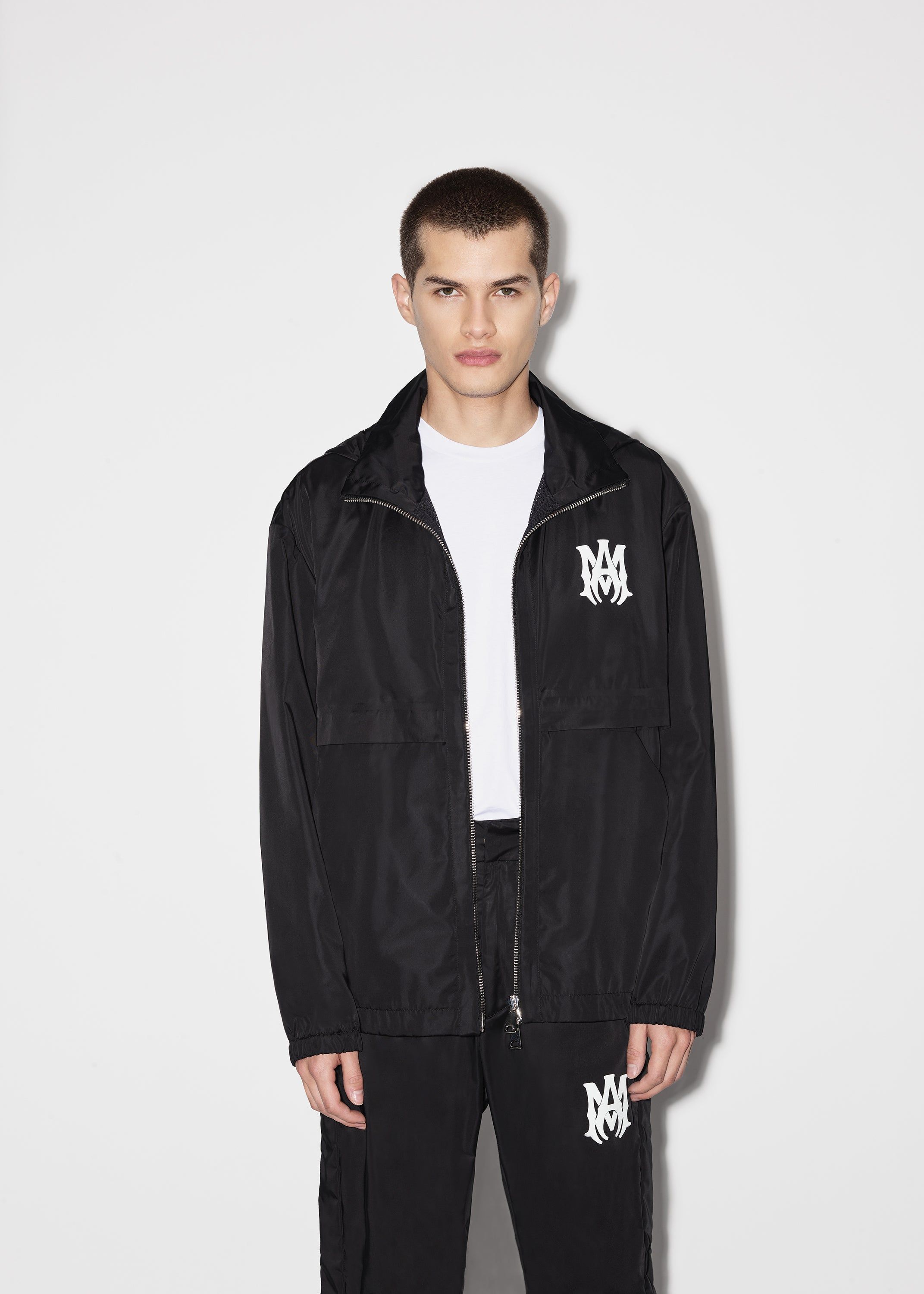 LIGHTWEIGHT NYLON ANORAK - BLACK sold by AMIRI product image thumbnail 3