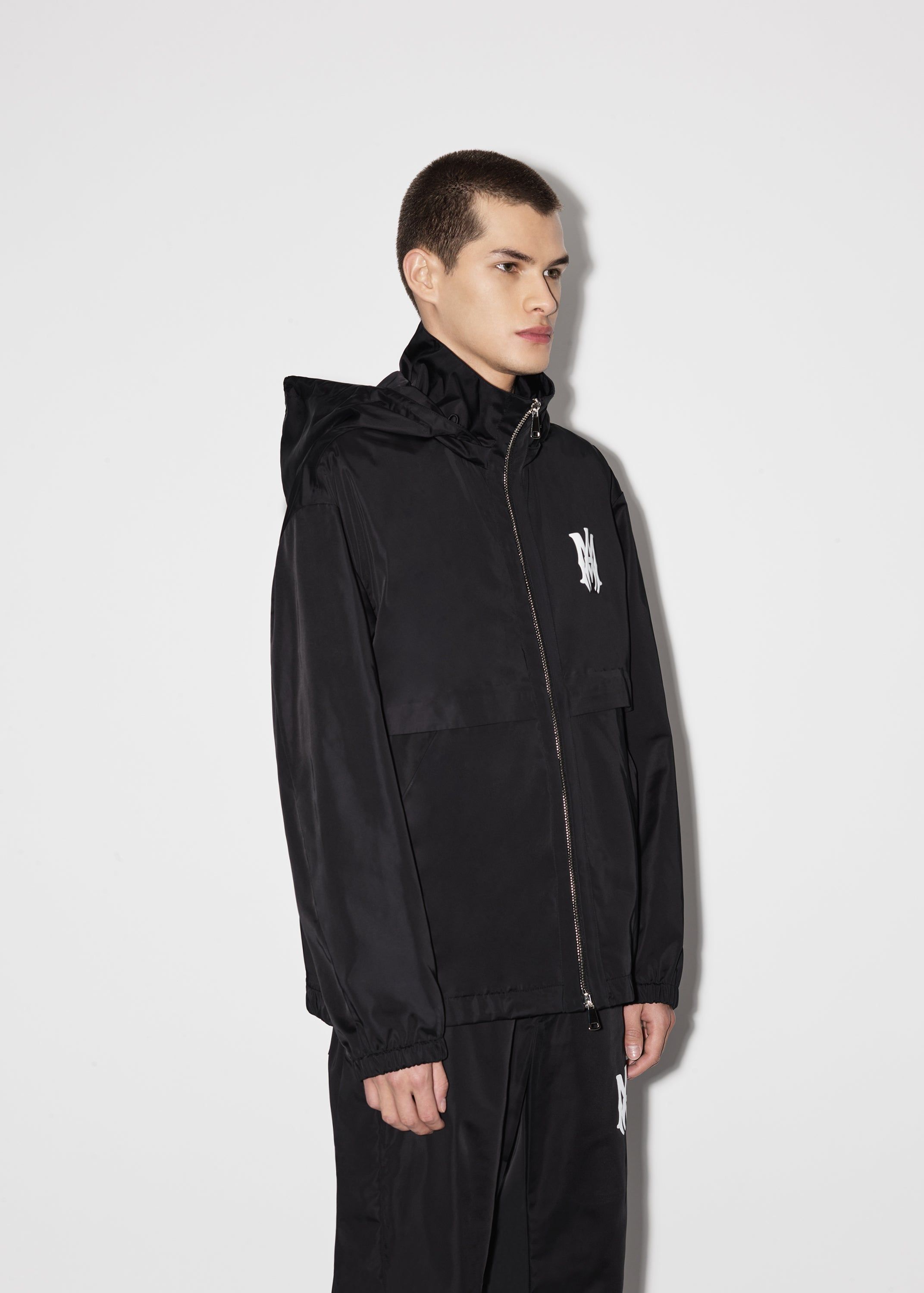 LIGHTWEIGHT NYLON ANORAK - BLACK sold by AMIRI product image thumbnail 4