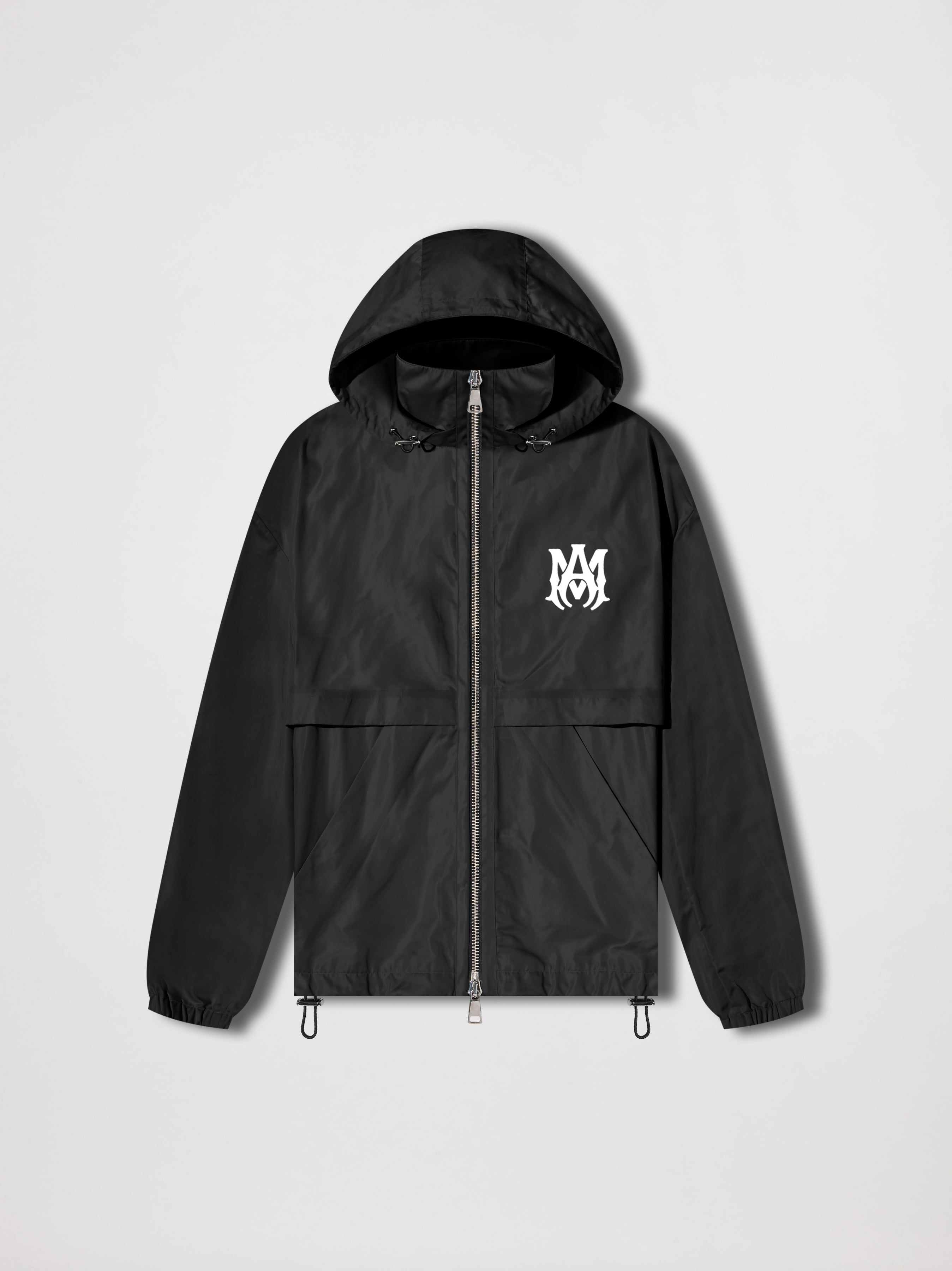LIGHTWEIGHT NYLON ANORAK - BLACK sold by AMIRI