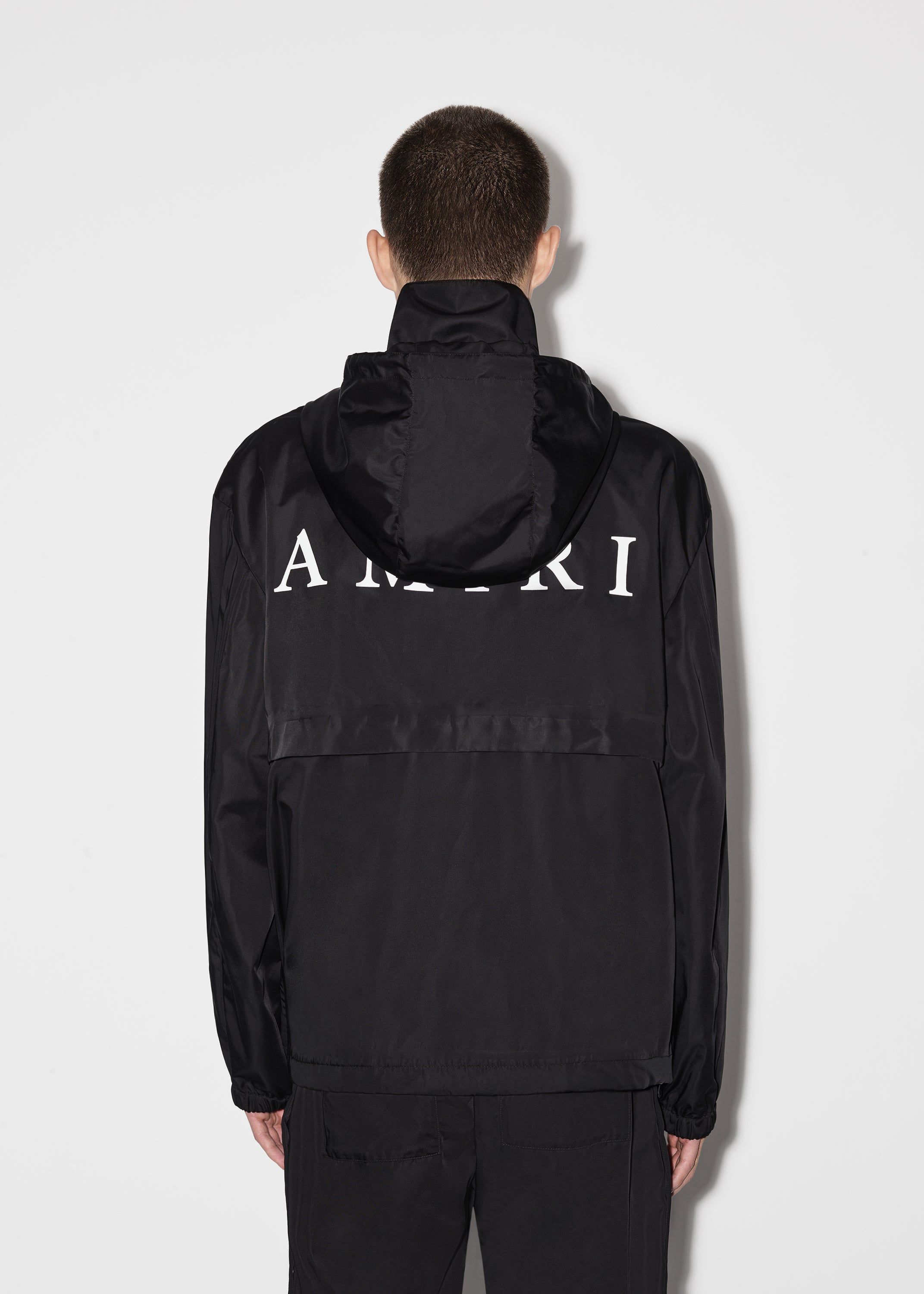 LIGHTWEIGHT NYLON ANORAK - BLACK sold by AMIRI product image thumbnail 5