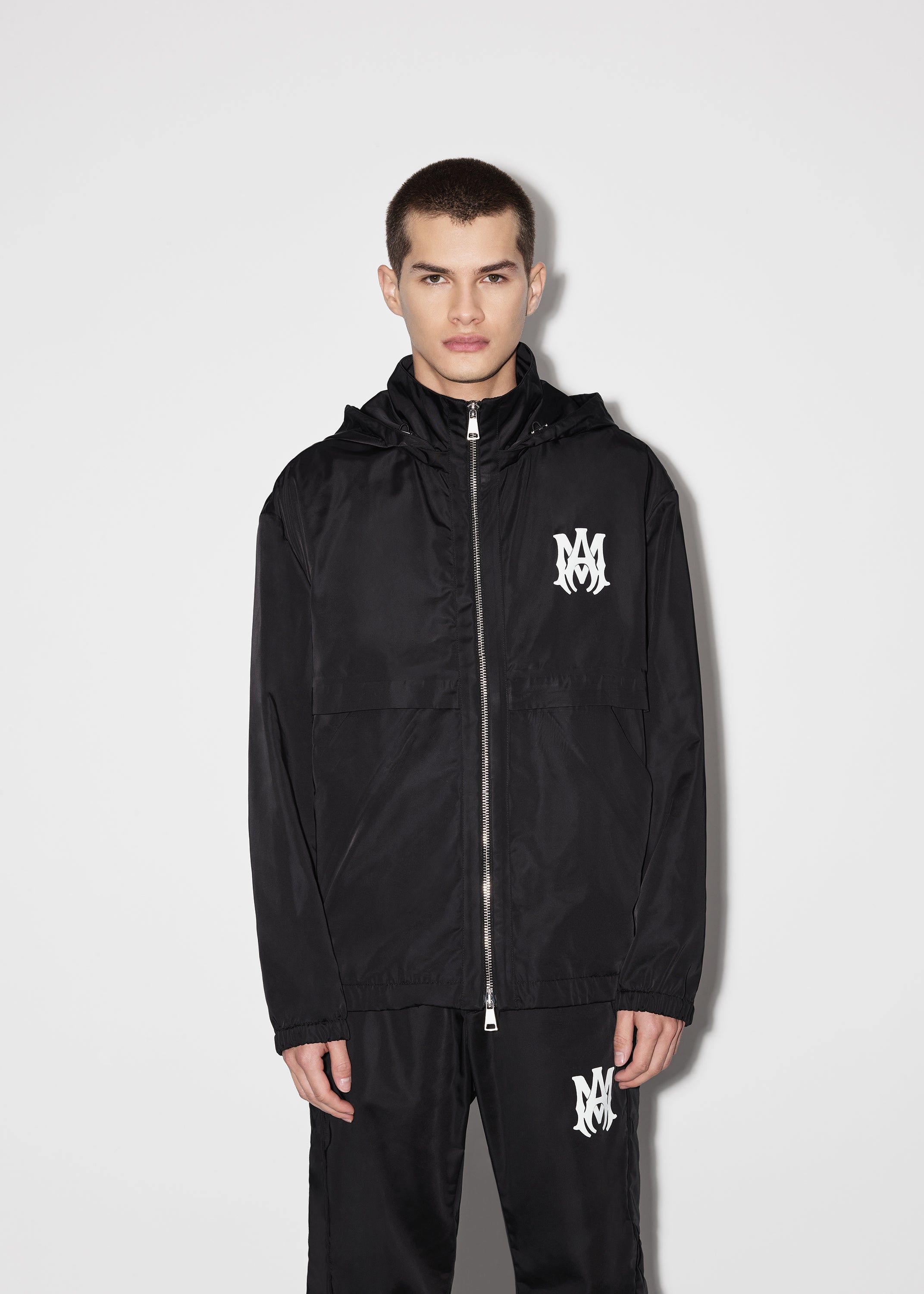 LIGHTWEIGHT NYLON ANORAK - BLACK sold by AMIRI product image thumbnail 2