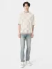 MA CHECKERED TEE - Birch sold by AMIRI