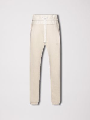 WOMEN - HYBRID BAGGY SWEATPANTS - ALABASTER sold by AMIRI