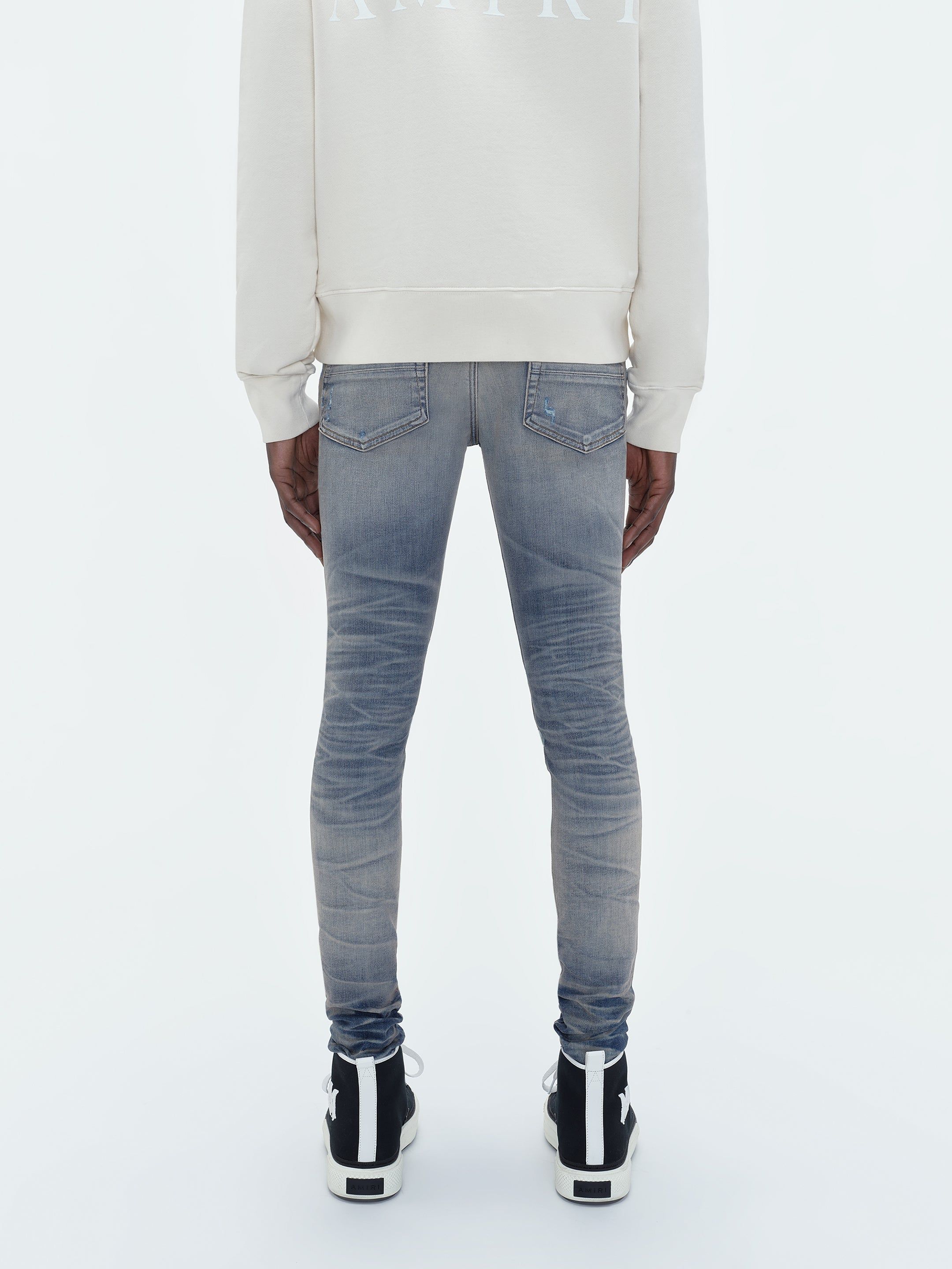 BANDANA JACQUARD MX1 JEAN - Vintage Indigo sold by AMIRI product image thumbnail 4