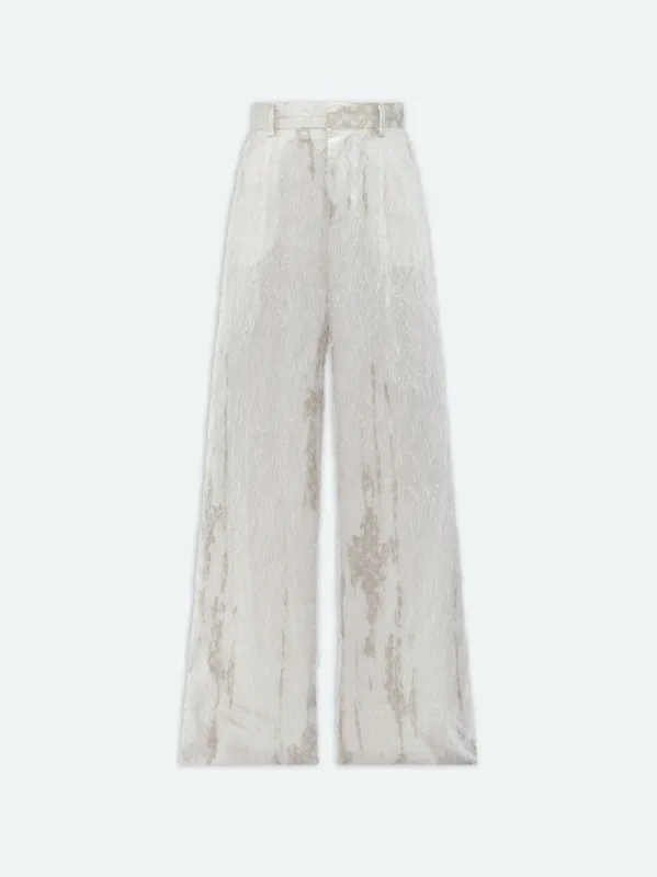 WOMEN - EYELASH TAILORED BAGGY PANT - PUMICE STONE sold by AMIRI