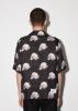 ALL OVER SKULL BOWLING SHIRT - BLACK sold by AMIRI