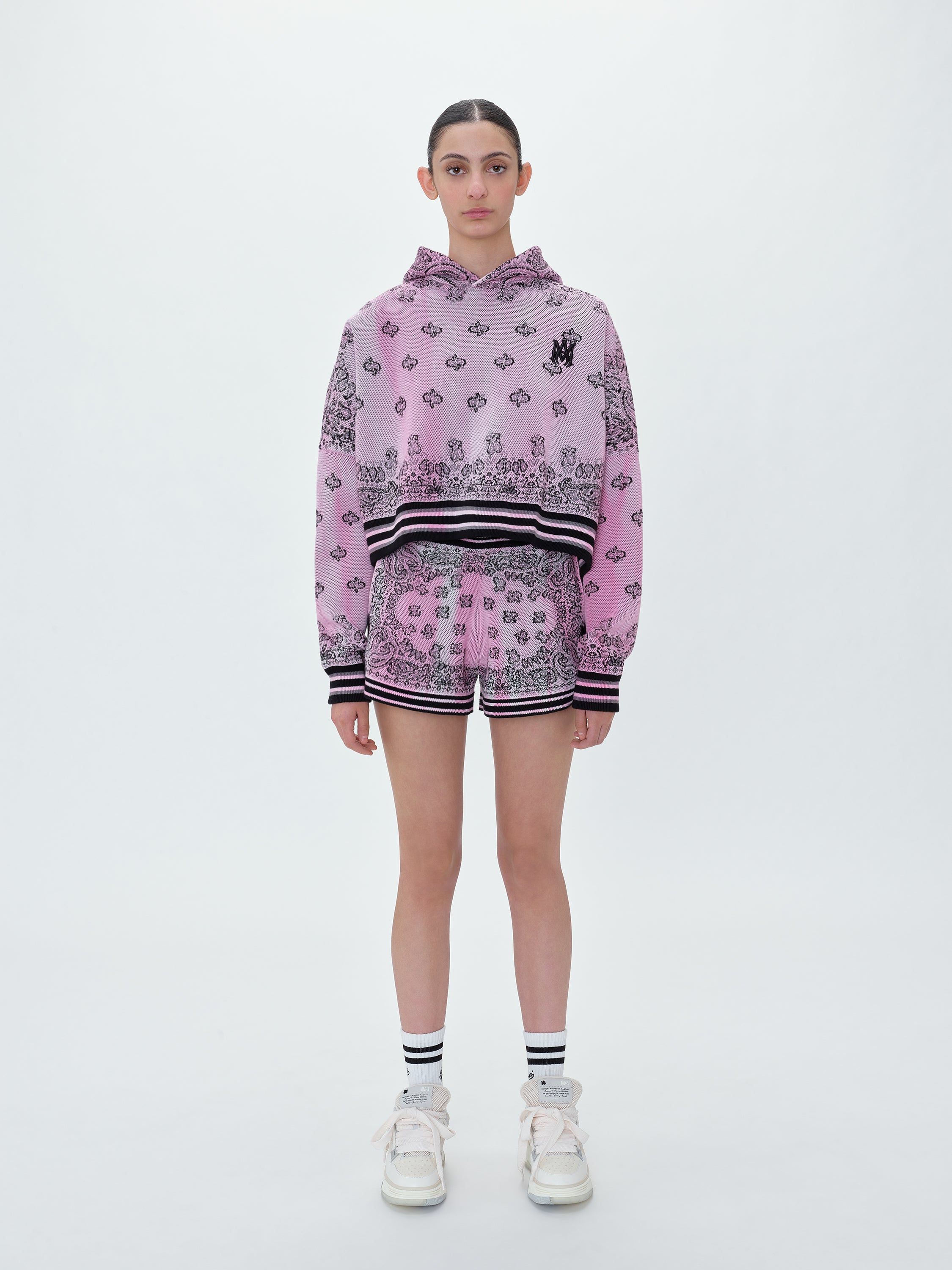 WOMEN - BANDANA BASKETBALL SHORT - PINK sold by AMIRI product image thumbnail 2