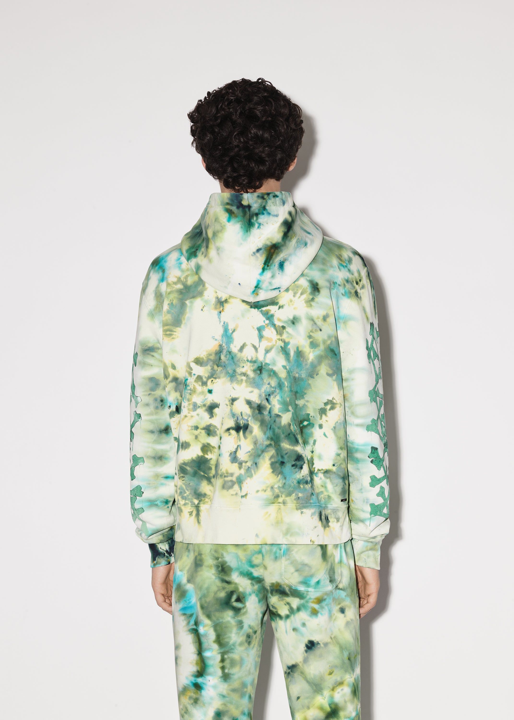 TIE-DYE BONES HOODIE - GREEN sold by AMIRI product image thumbnail 4