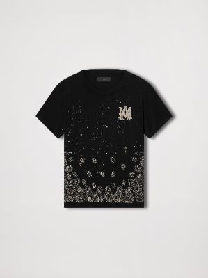 BANDANA BLEACH MA TEE - BLACK sold by AMIRI
