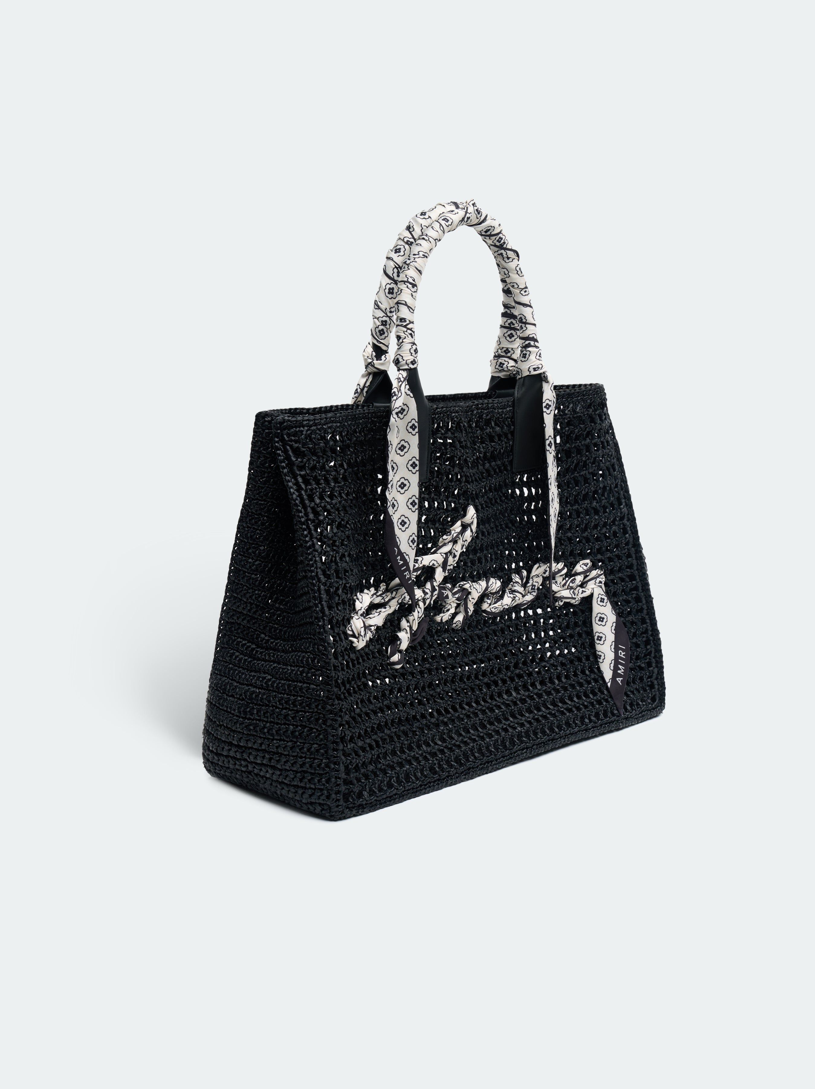 【夏にピッタリ！★AMIRI ★Women's Raffia カゴ Tote Bag】 AMIRI MA Raffia Tote Bag | Neutrals | FARFETCH