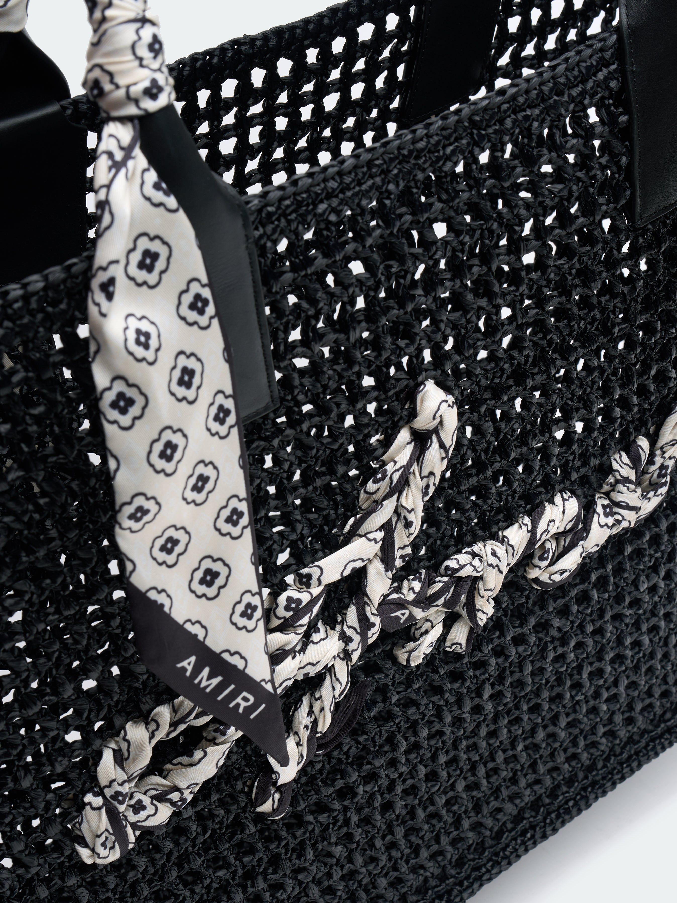 【夏にピッタリ！★AMIRI ★Women's Raffia カゴ Tote Bag】 AMIRI MA Raffia Tote Bag | Neutrals | FARFETCH