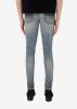 MX1 CRACKED PINK LEATHER JEAN - CLAY INDIGO sold by AMIRI