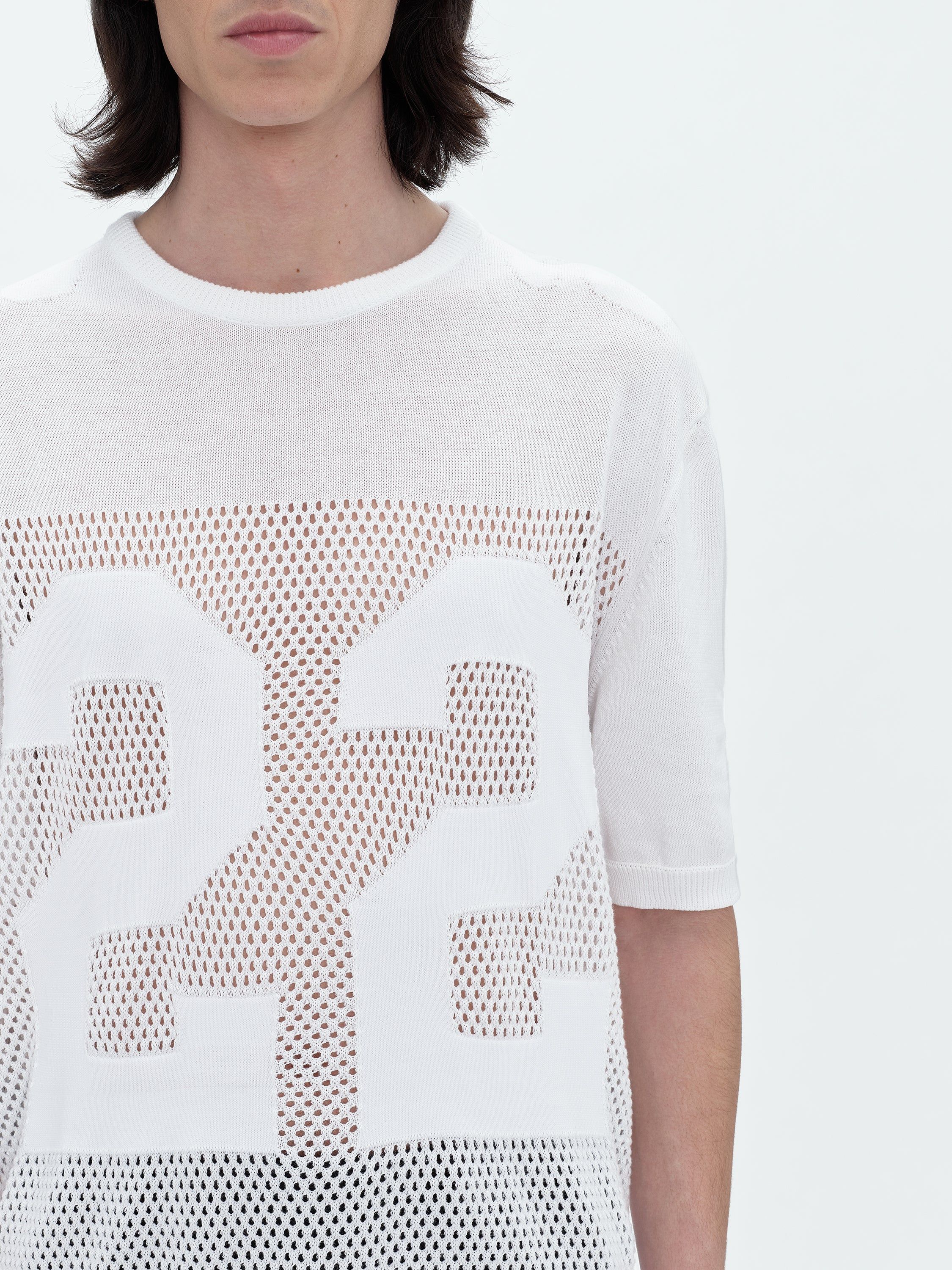 AMIRI MESH TEE - WHITE sold by AMIRI product image thumbnail 5