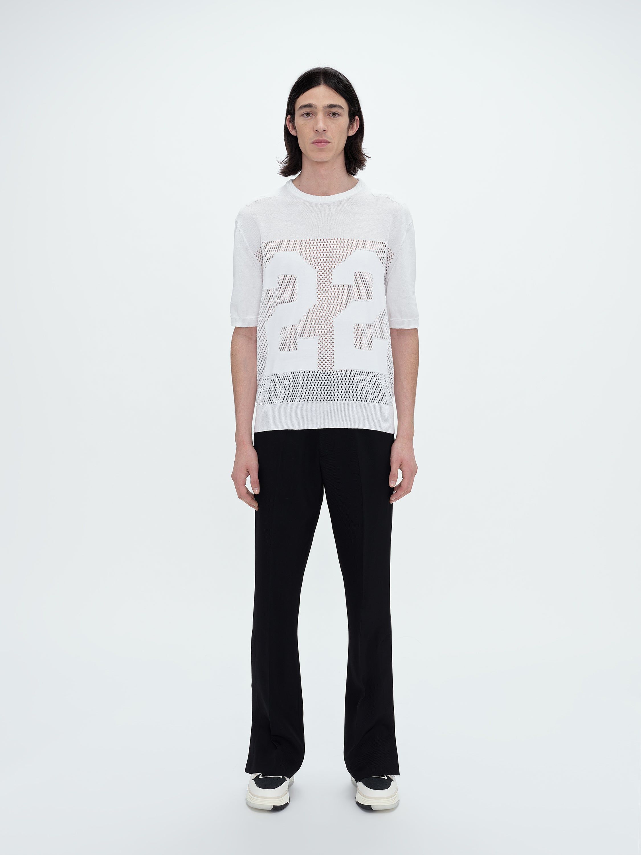 AMIRI MESH TEE - WHITE sold by AMIRI product image thumbnail 2