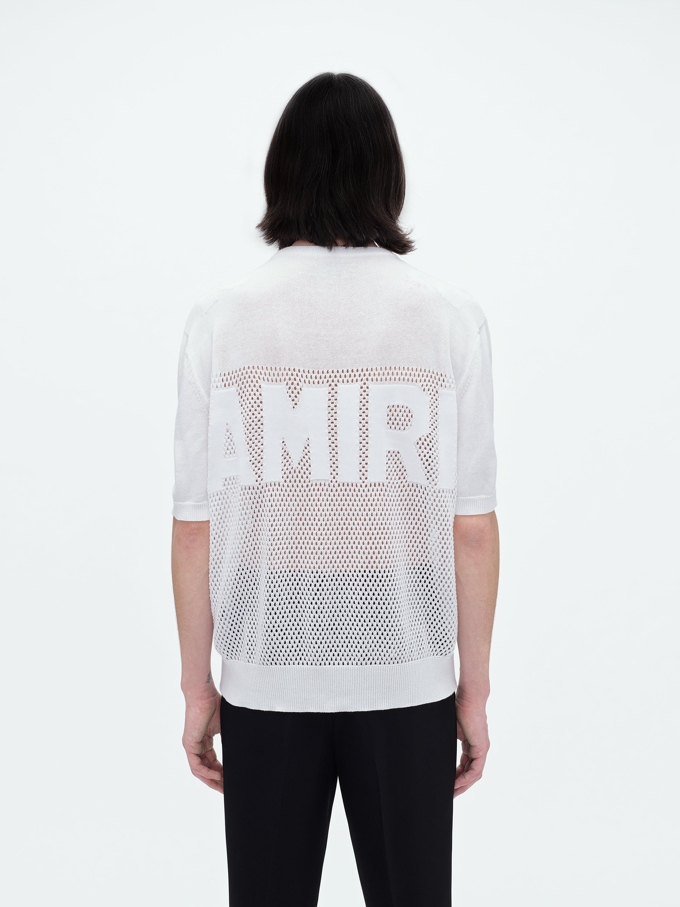 AMIRI MESH TEE - WHITE sold by AMIRI product image thumbnail 4