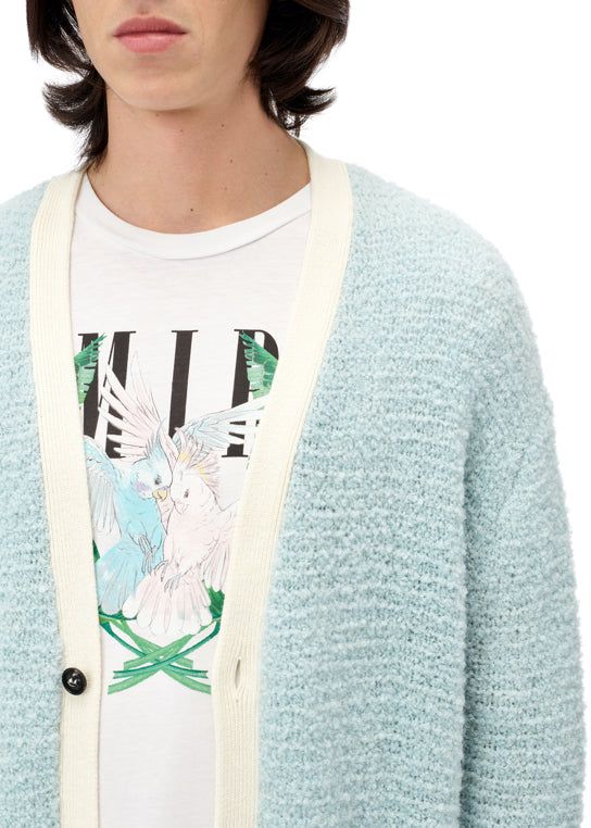 Boucle Cardigan - Crystal Blue sold by AMIRI product image thumbnail 3
