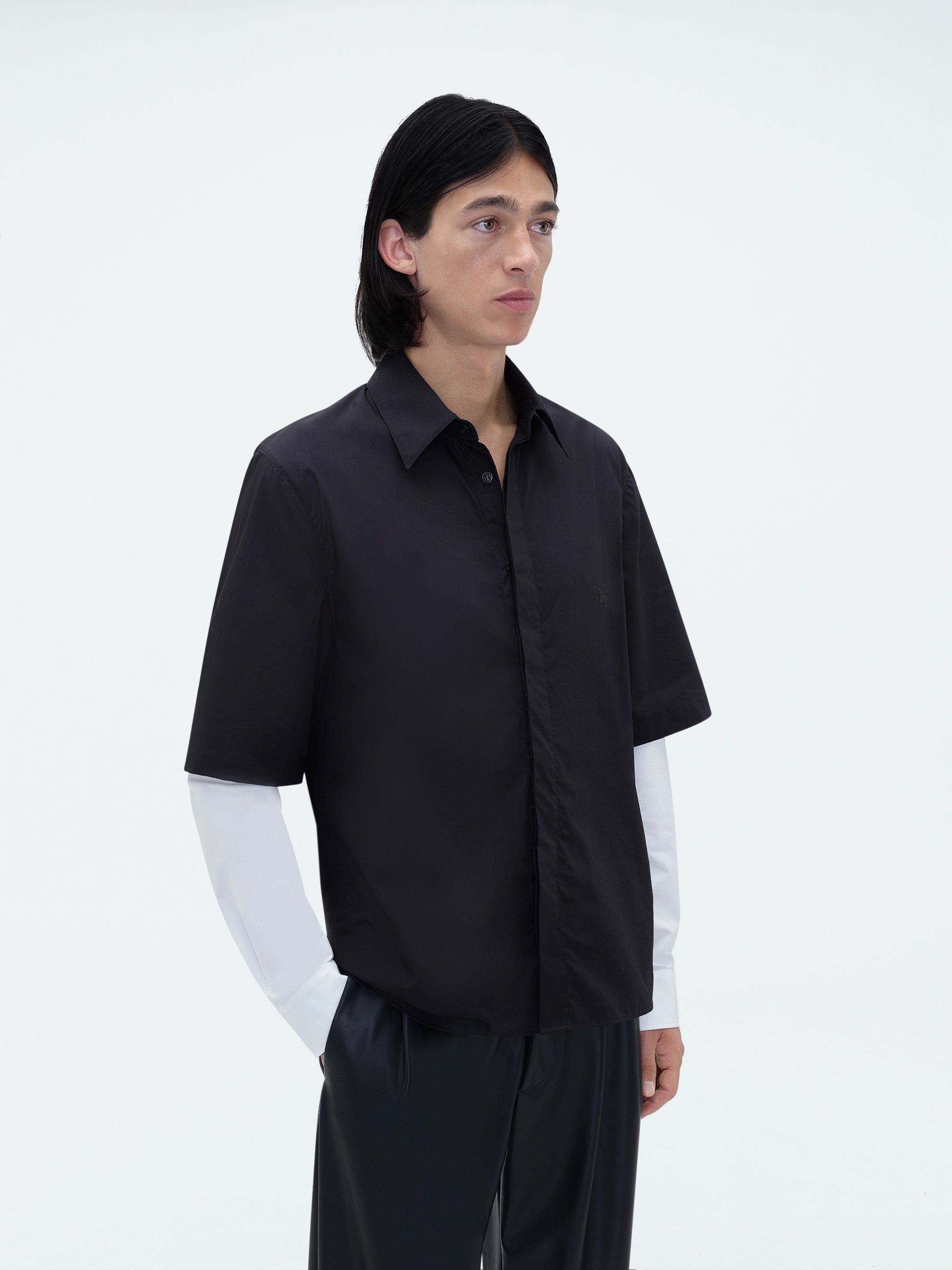LAYERED SLEEVE SHIRT - BLACK sold by AMIRI product image thumbnail 3