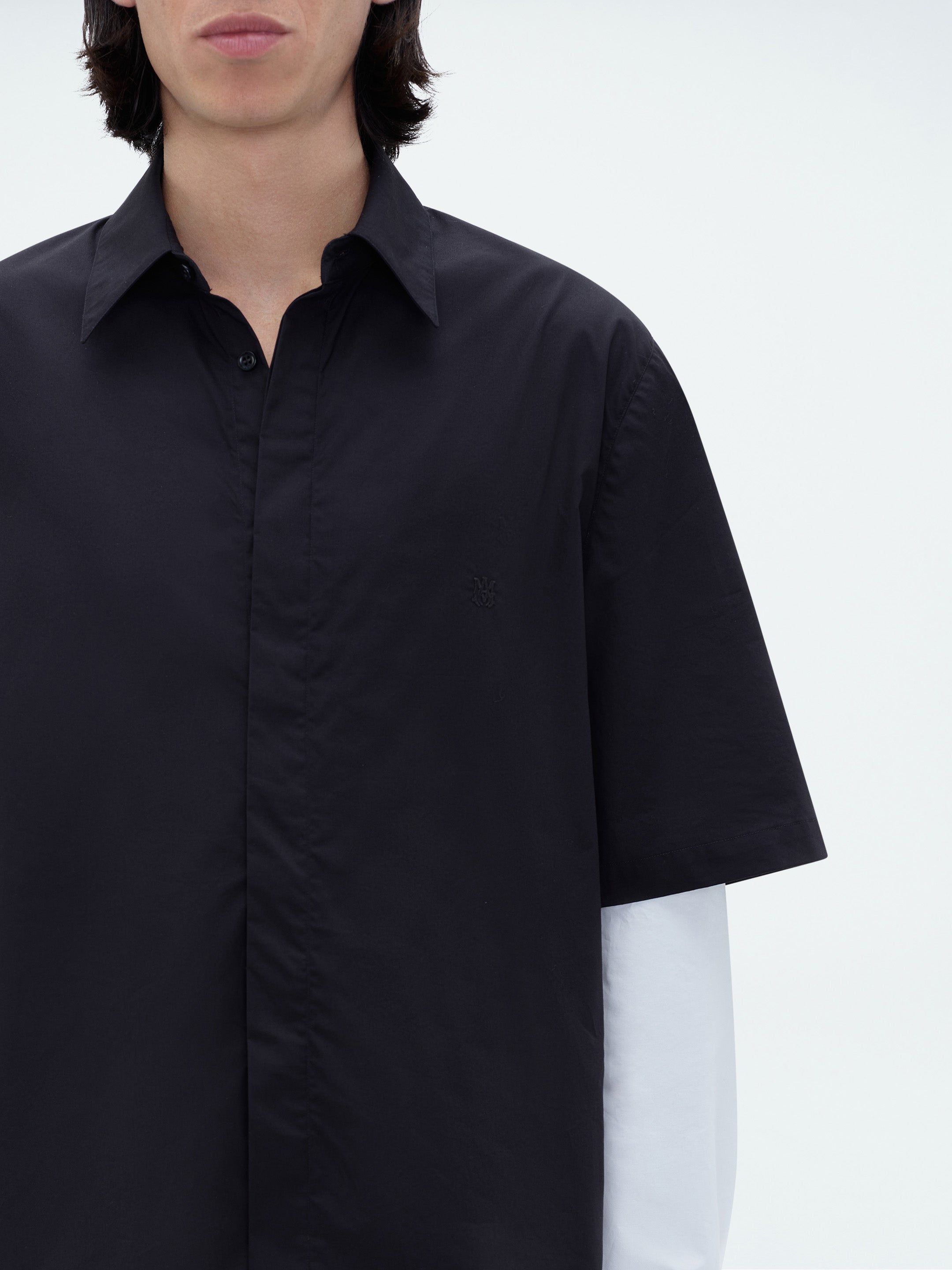 LAYERED SLEEVE SHIRT - BLACK sold by AMIRI product image thumbnail 5